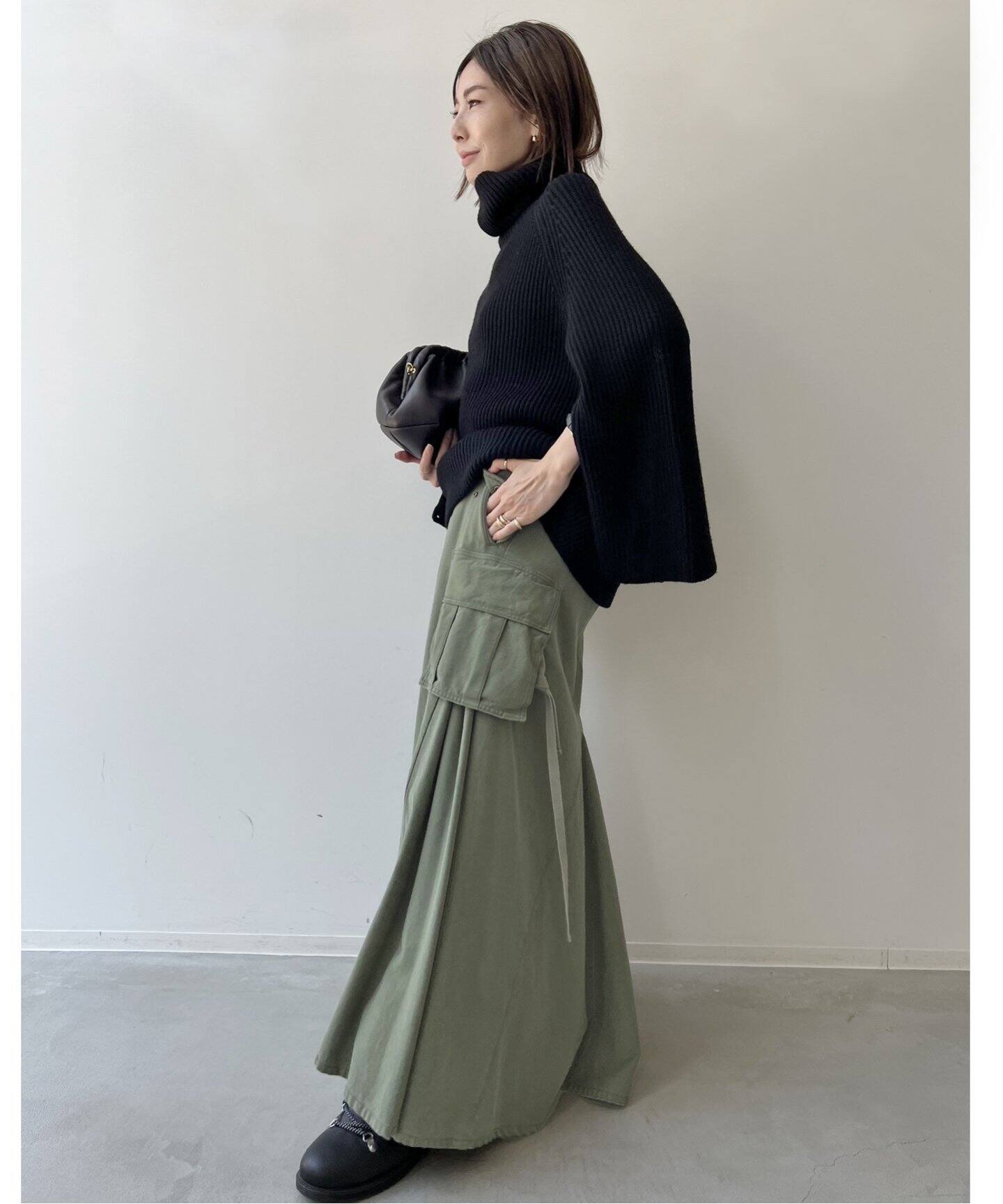 MADISONBLUE/マディソンブルー】CARGO LONG SKIRT REMAKE LBS（ロング 