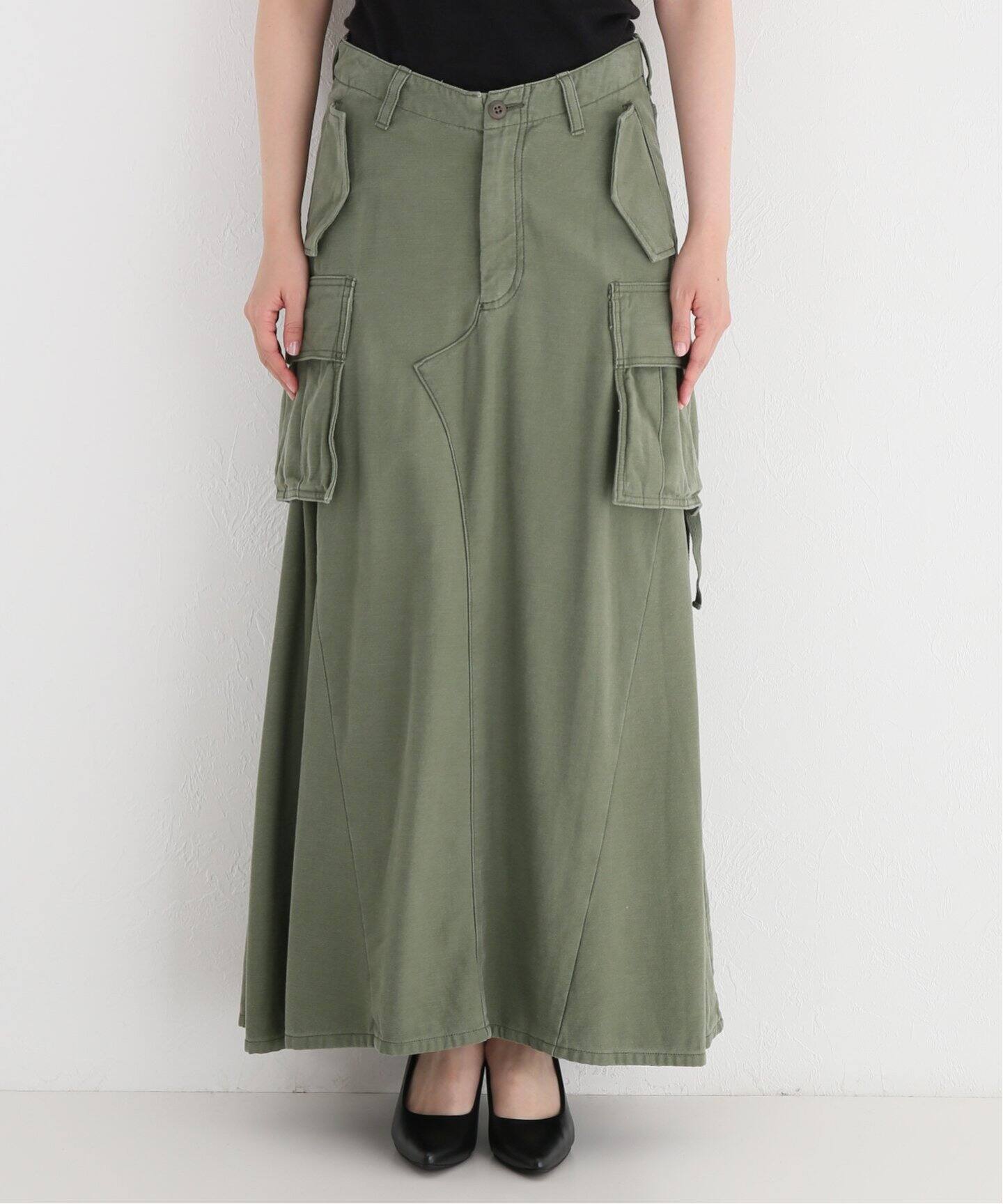 MADISONBLUE/マディソンブルー】CARGO LONG SKIRT REMAKE LBS（ロング 