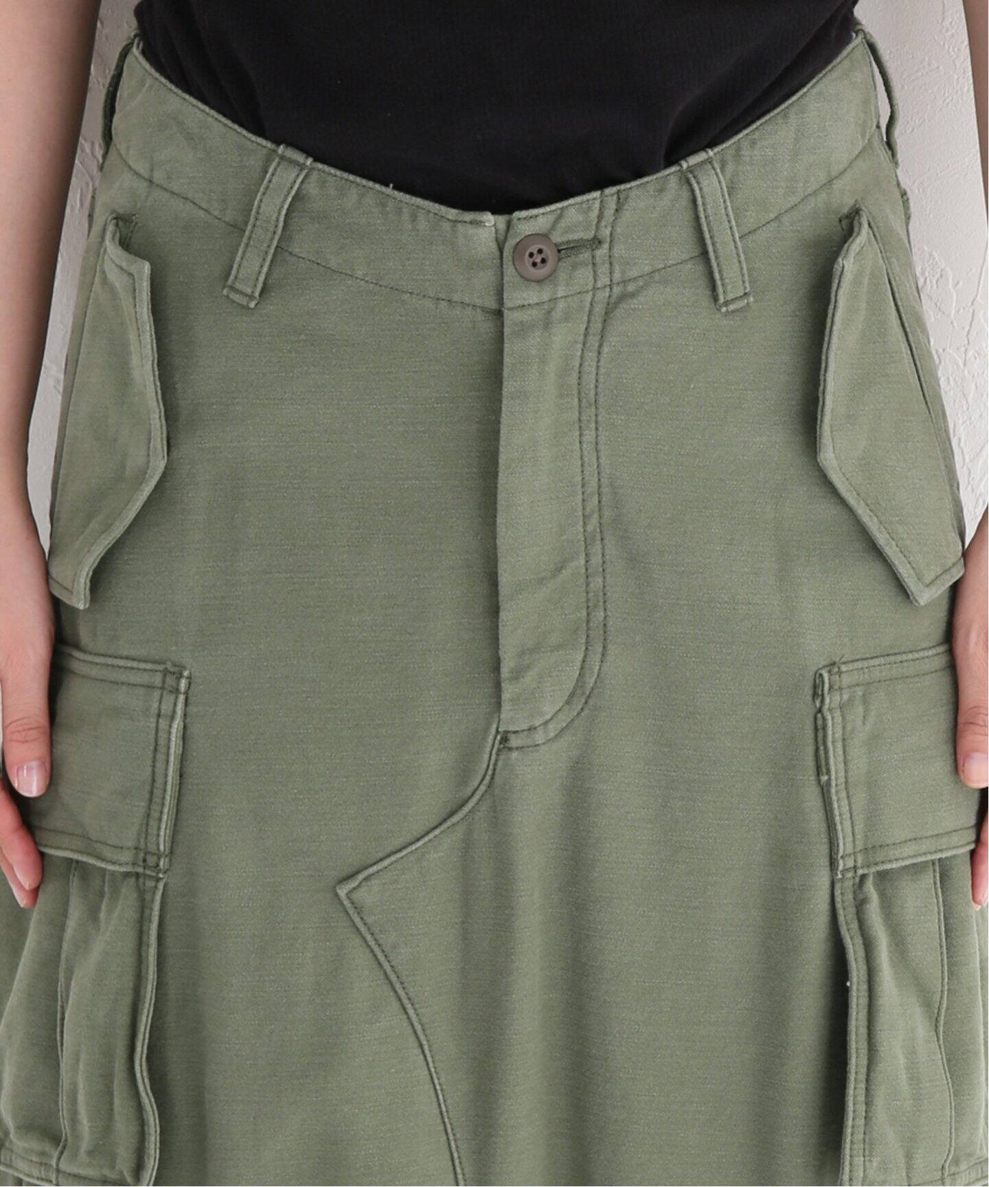 MADISONBLUE/マディソンブルー】CARGO LONG SKIRT REMAKE LBS（ロング 