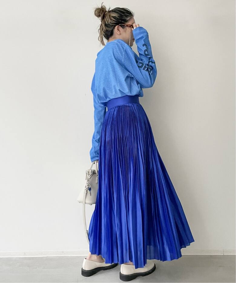 HAVEL studio/ハーヴェル スタジオ】SORBET PLEATED SKIRT（ロング 