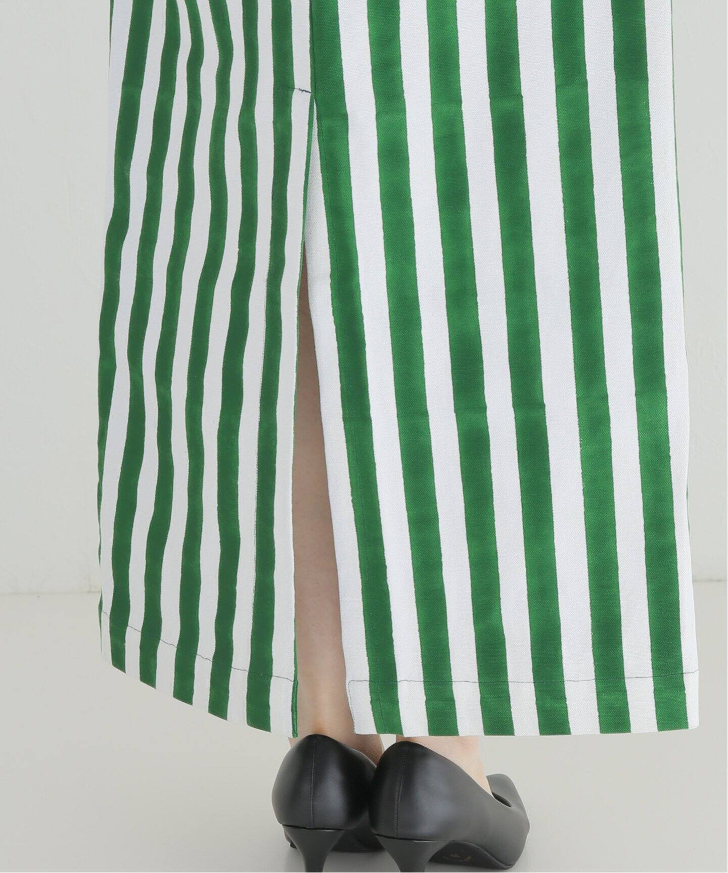 SZ Blockprints/エスゼットブロックプリント】Canvas Skirt（ロング 