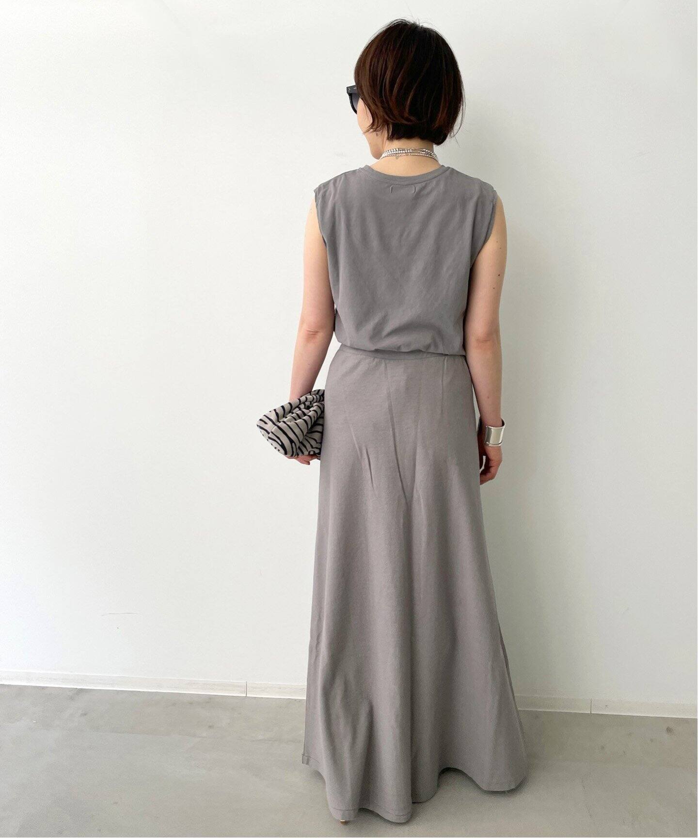 GREY CHORD/グレイコード】Maxi Skirt（ロング・マキシ丈スカート）｜L 