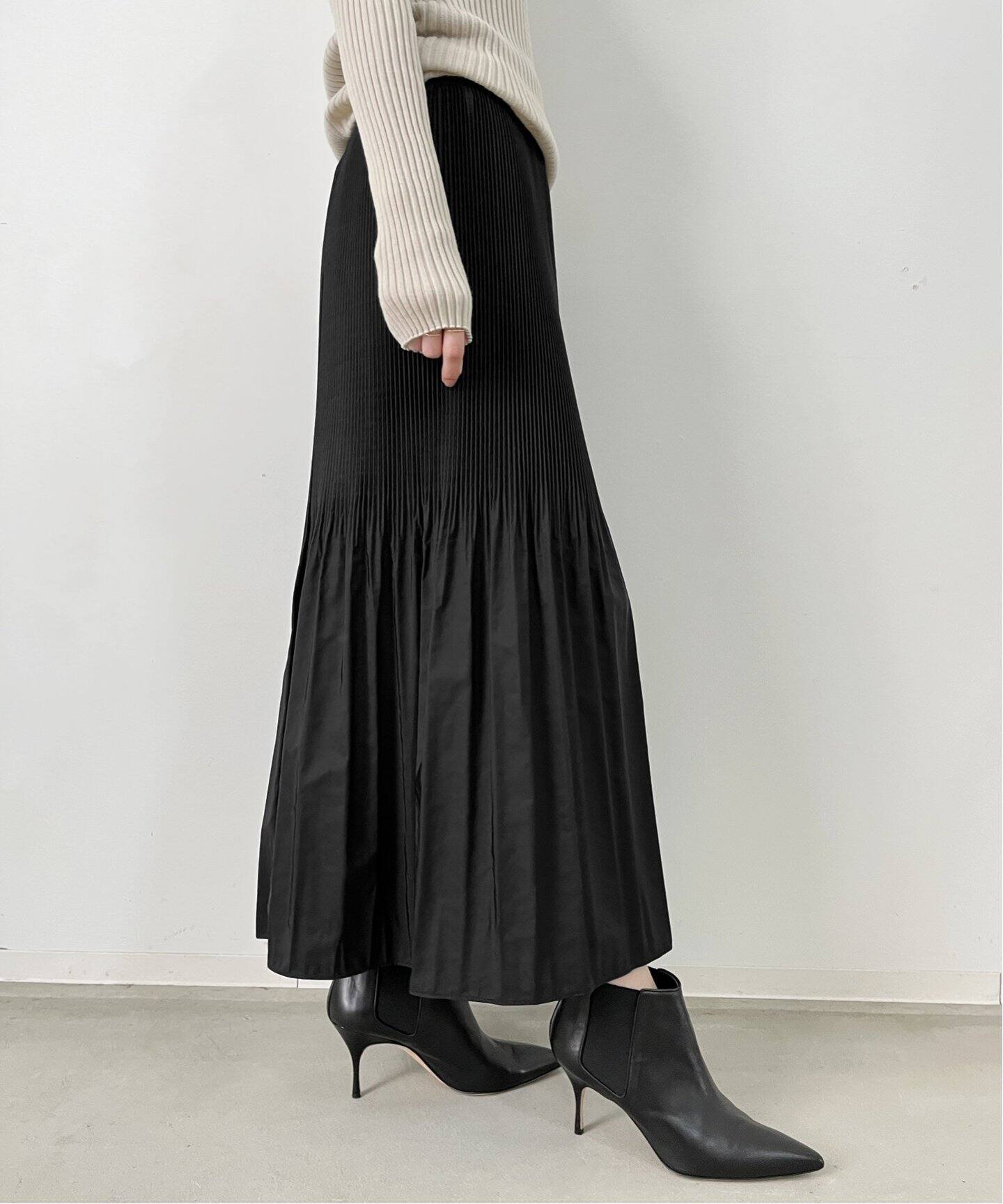 KALLMEYER/カルメイヤー】Pleats Skirt（ロング・マキシ丈スカート 
