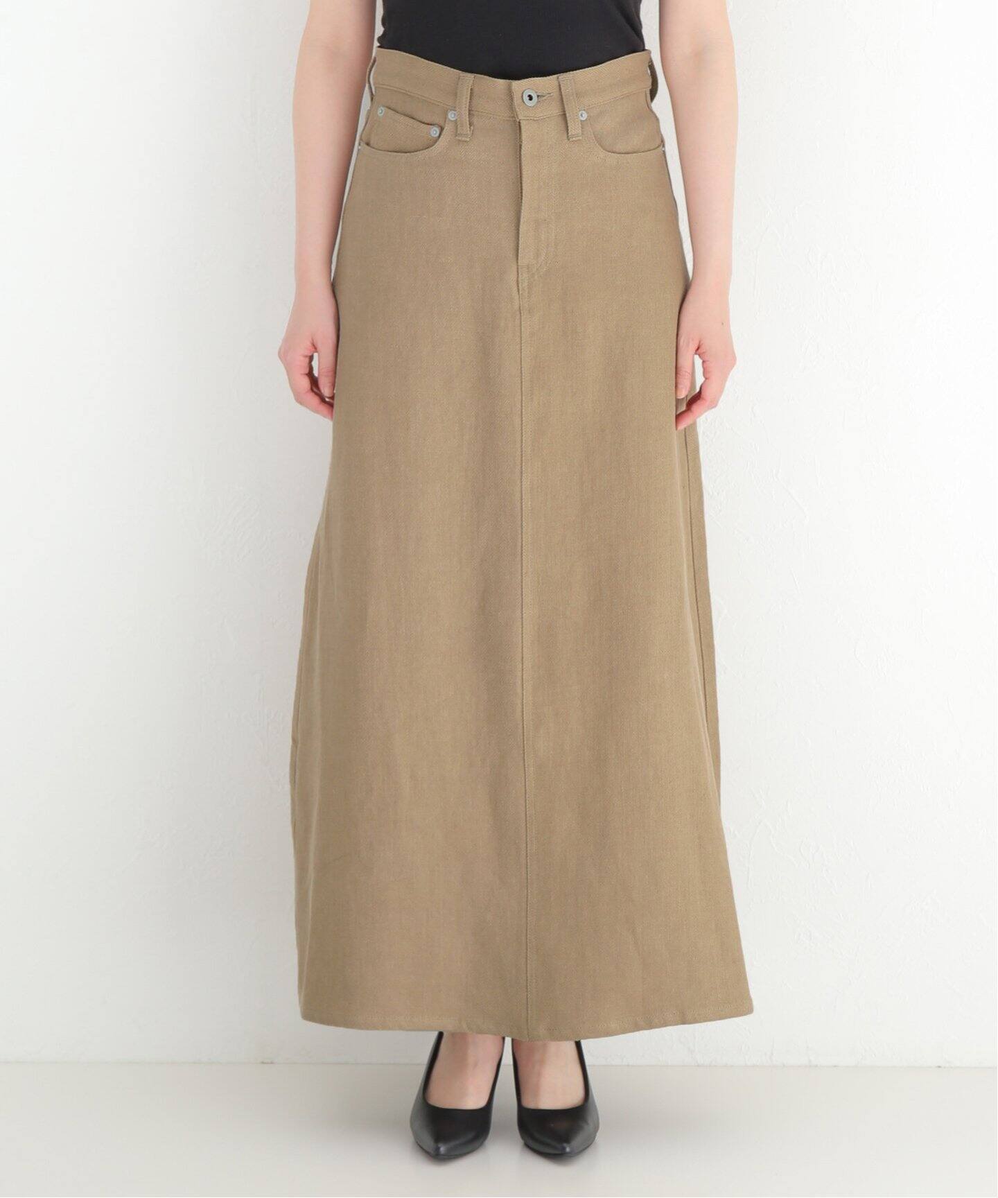 UNION LAUNCH/ユニオンランチ】LINEN MAXI SKIRT（その他スカート）｜L 