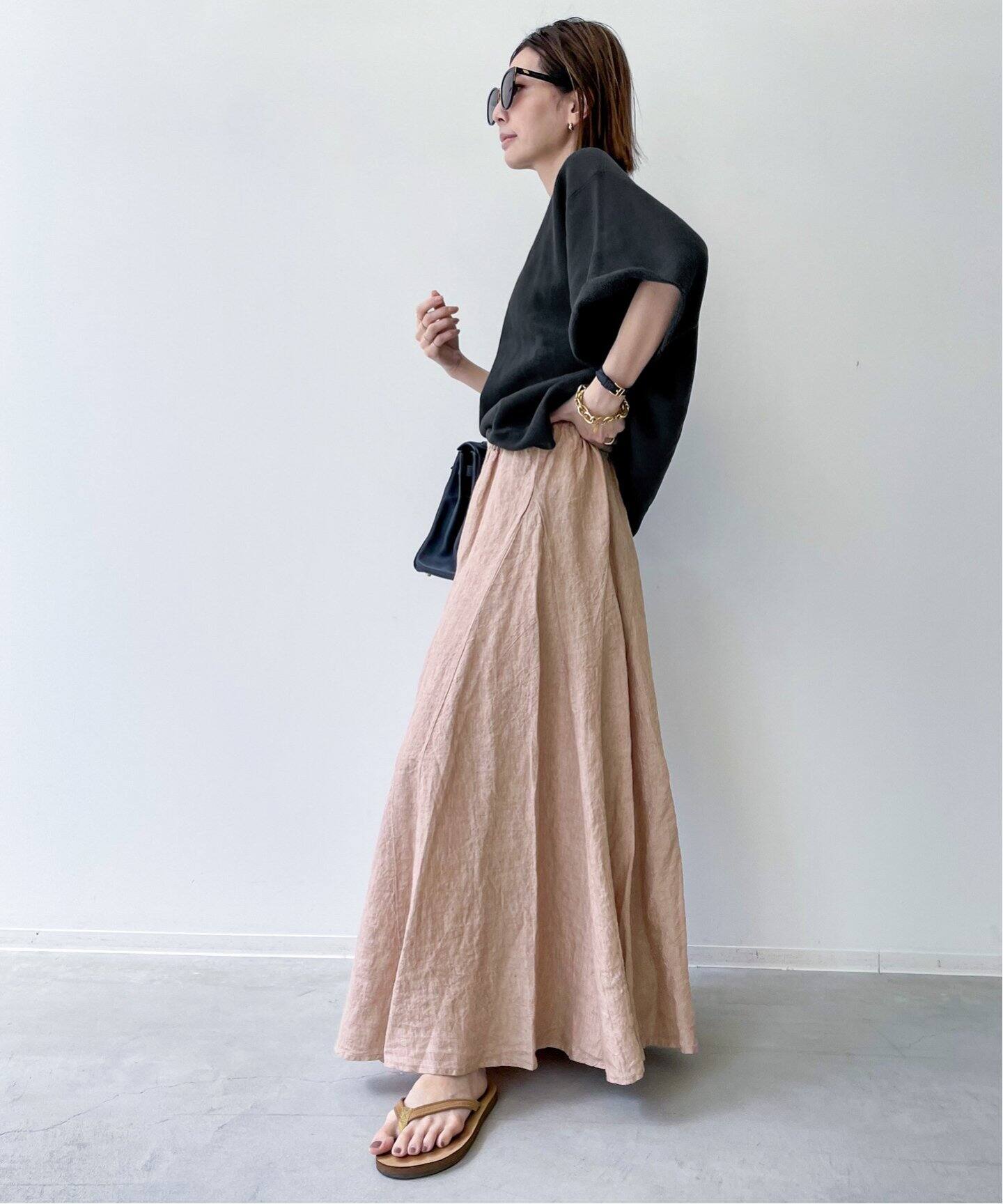 Maison De Vacances/メゾン ド バカンス】Flare Skirt（ロング・マキシ  