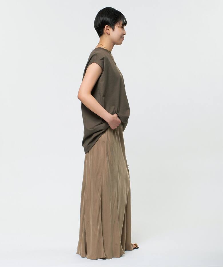 追加》New フィブリルキュプラ スカート（ロング・マキシ丈スカート  