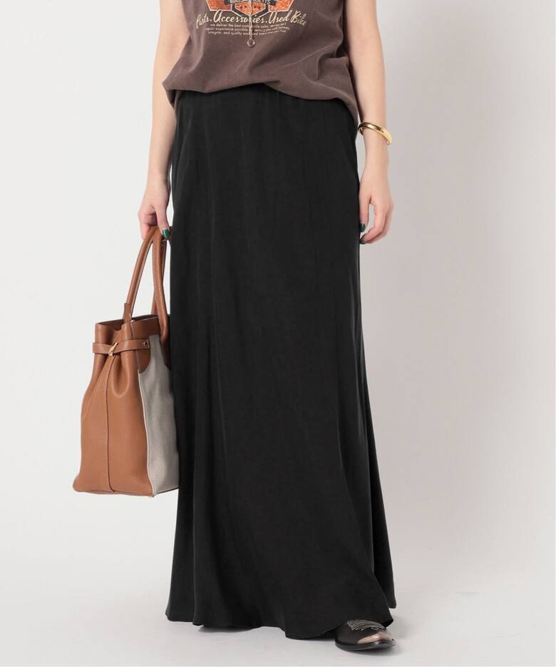 追加》New フィブリルキュプラ スカート（ロング・マキシ丈スカート  