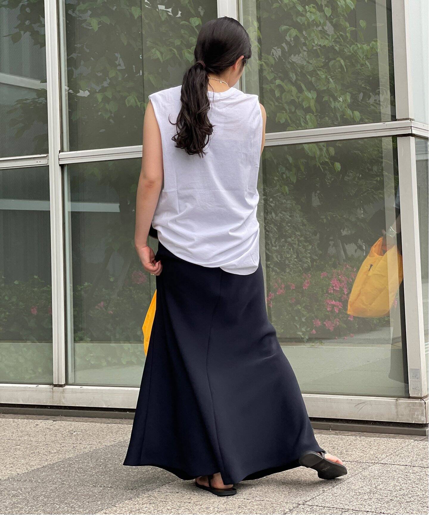 追加》SCENTOF ツイルフレアスカート（ロング・マキシ丈スカート）｜AP  