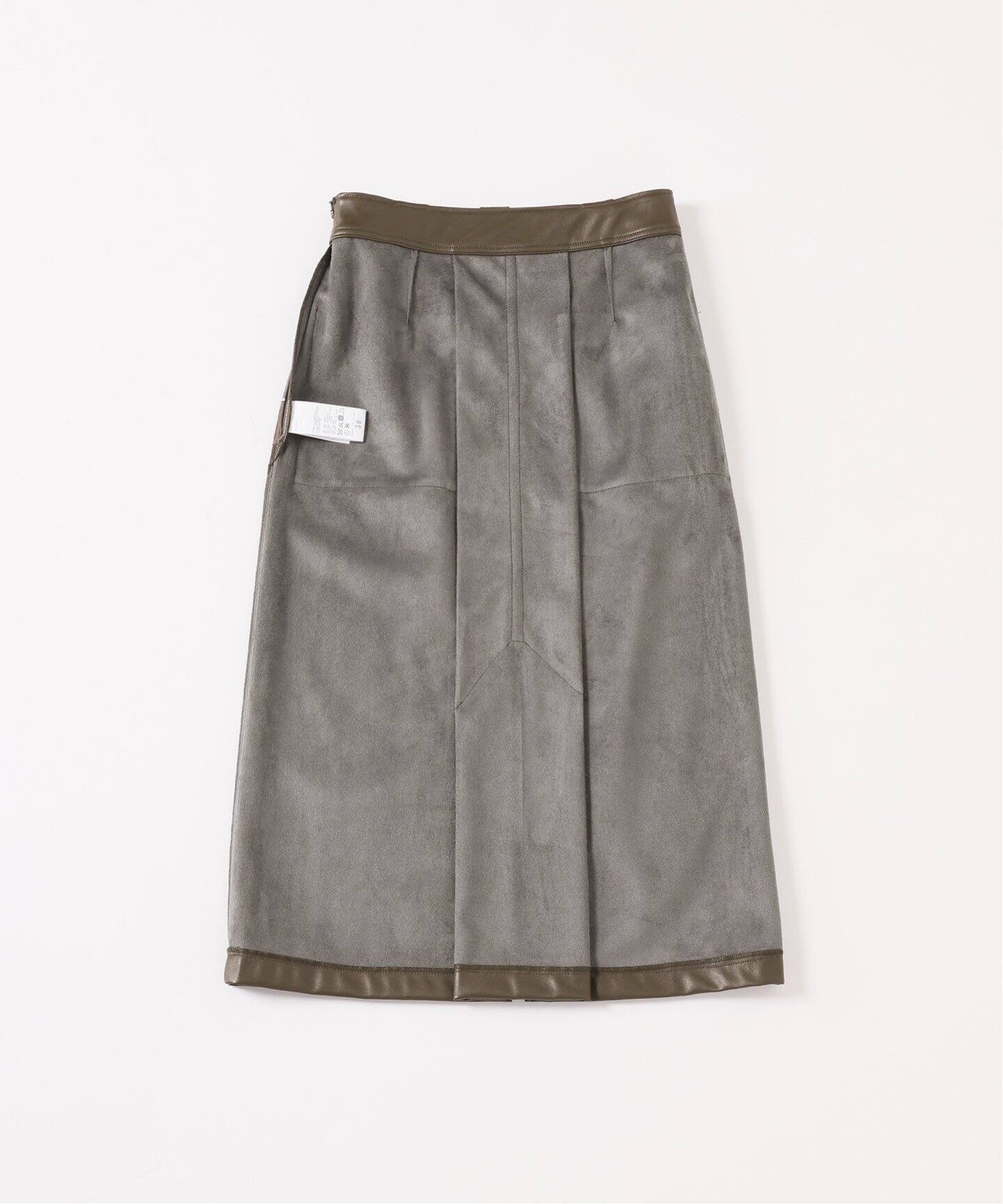 Saint Laurent シルクサテン ペンシルスカート | ブラック