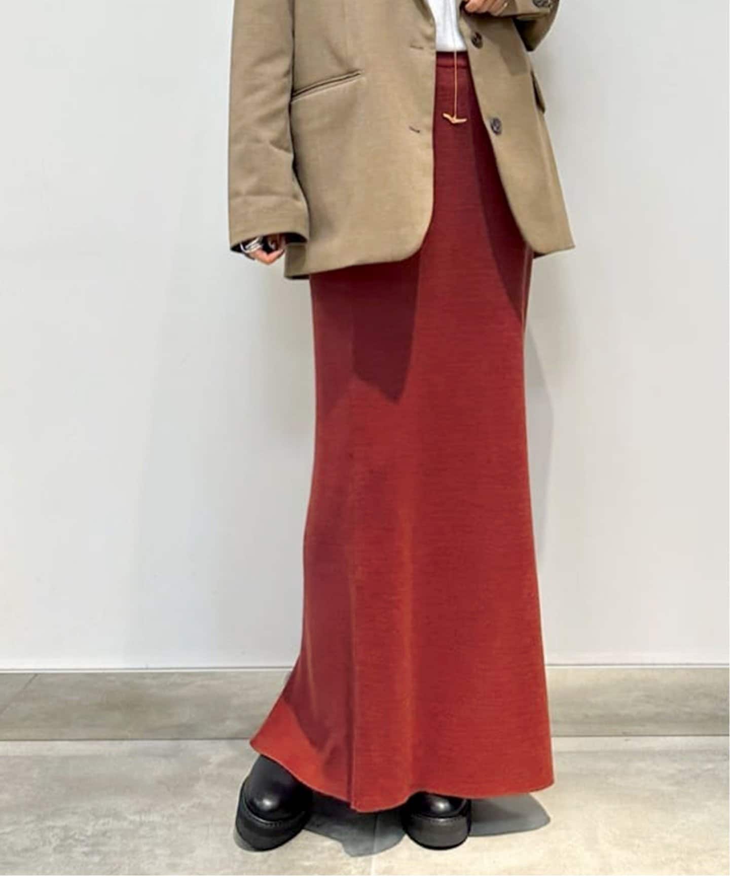 タグ付き 新品 NBB WEEKEND 中綿 M スカート ベージュ