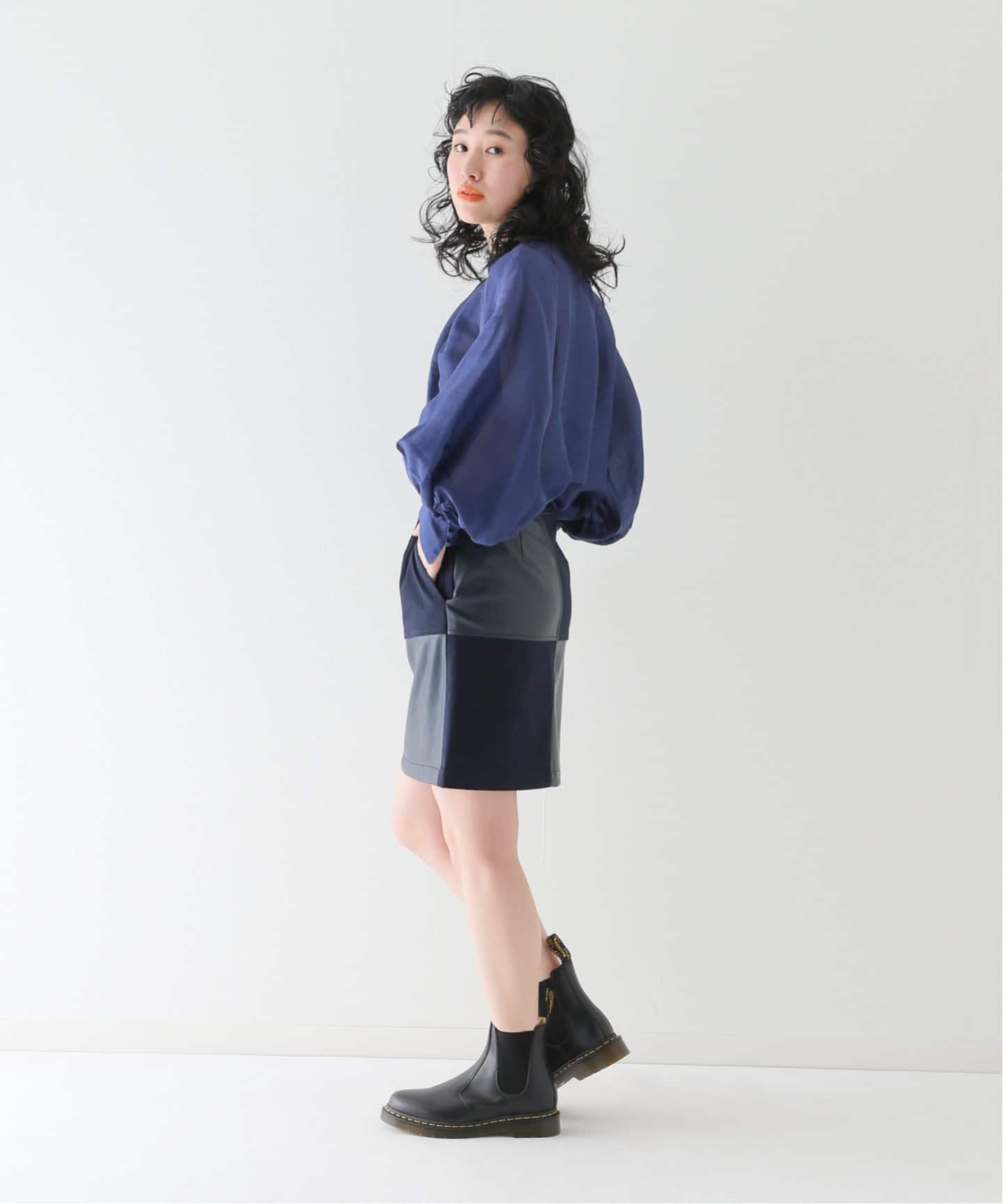 【PORTERNA】Tony glossy short skirt Pinko [商品名] → オンラインストアにてチェック