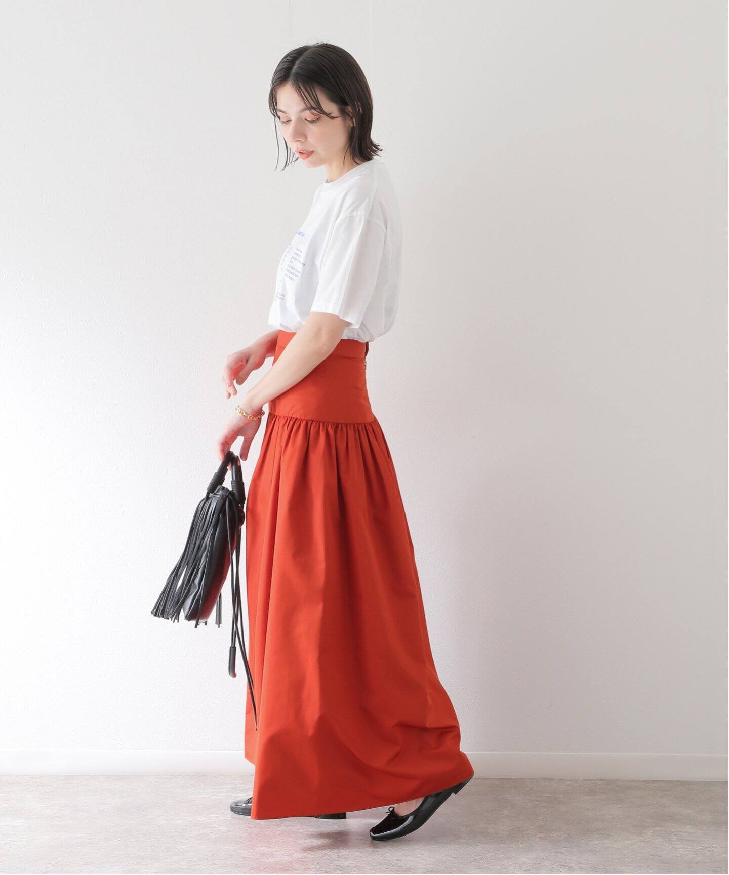 DOLLY SEAN タフタマキシスカート（ロング・マキシ丈スカート）｜B.C  