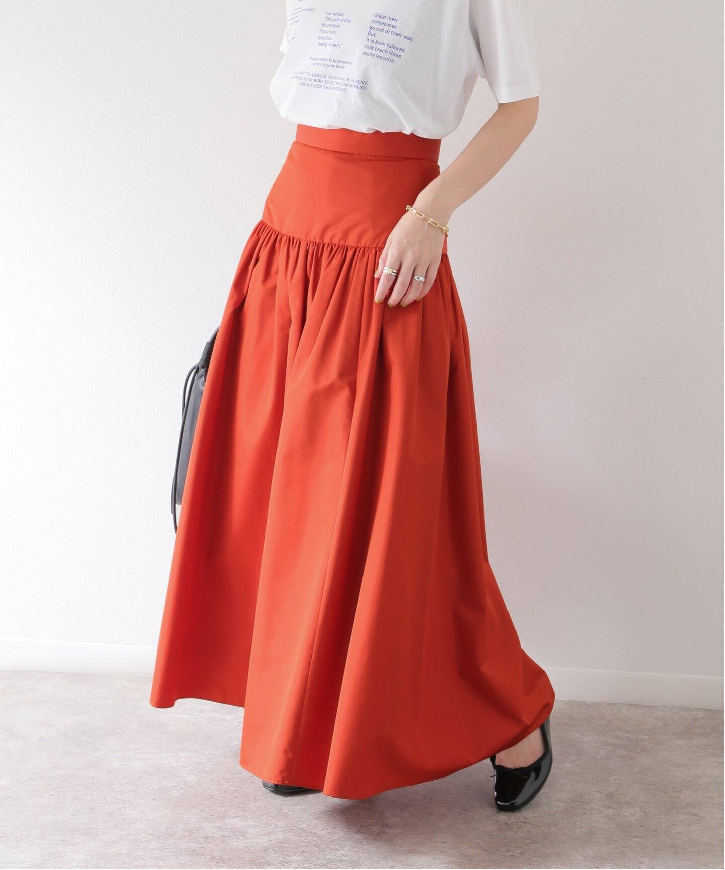 DOLLY SEAN タフタマキシスカート（ロング・マキシ丈スカート）｜B.C  