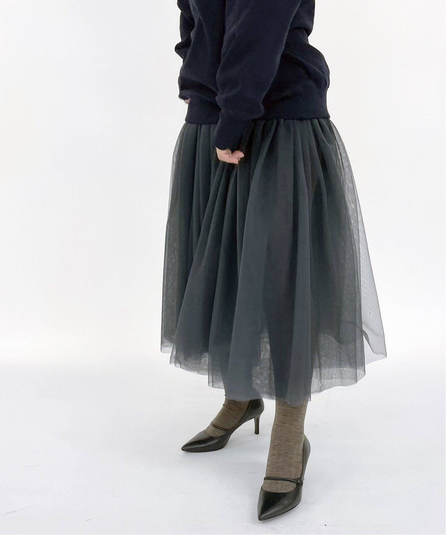 チュールスカート（ひざ丈スカート）｜EDIT.FOR LULU（エディット  