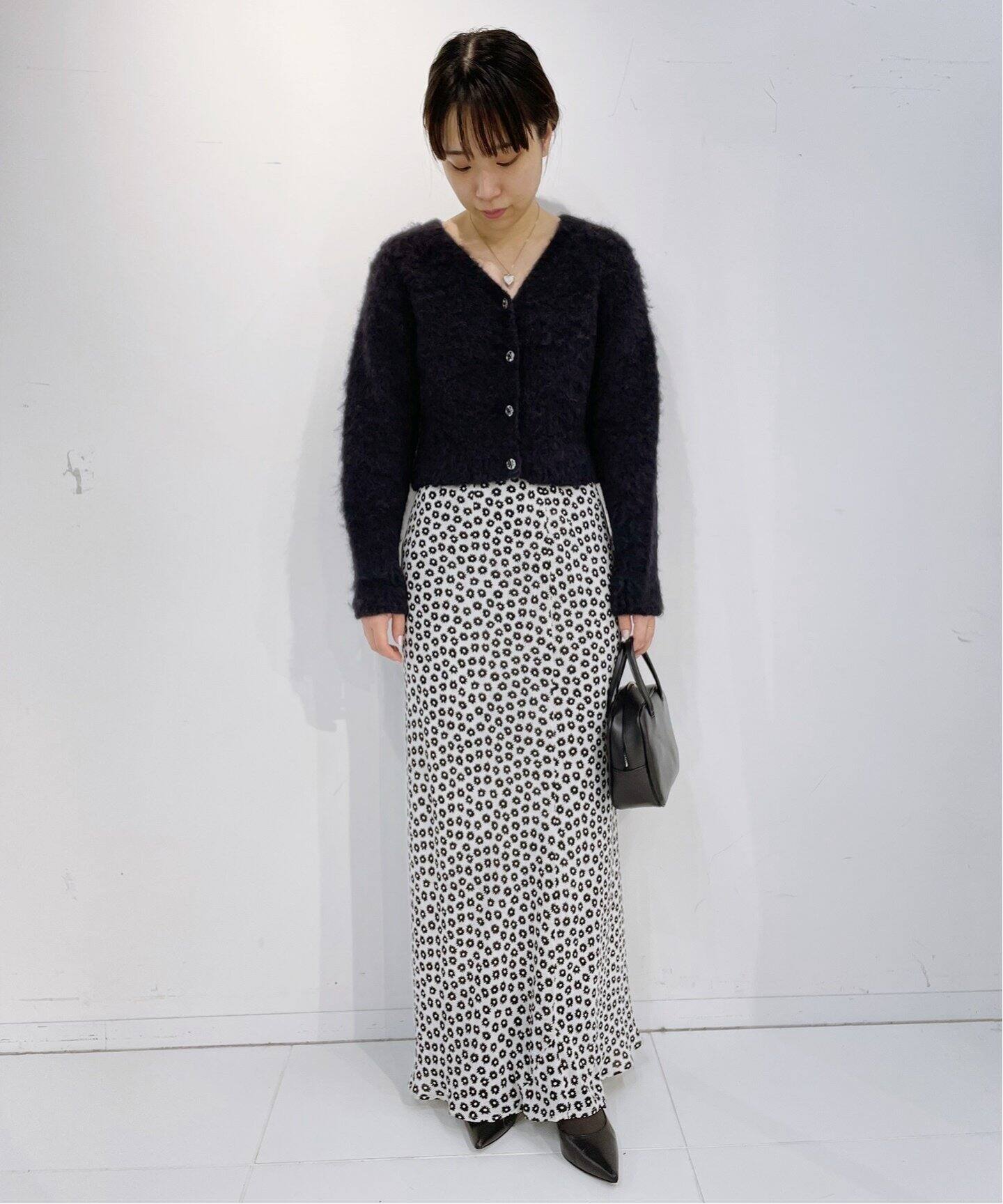 EDITFOR LULU フラワーバイアスマキシスカート EDIT.FOR LULU  