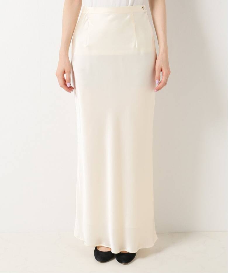 abc サテンバイアスマキシスカート（ロング・マキシ丈スカート）｜EDIT  