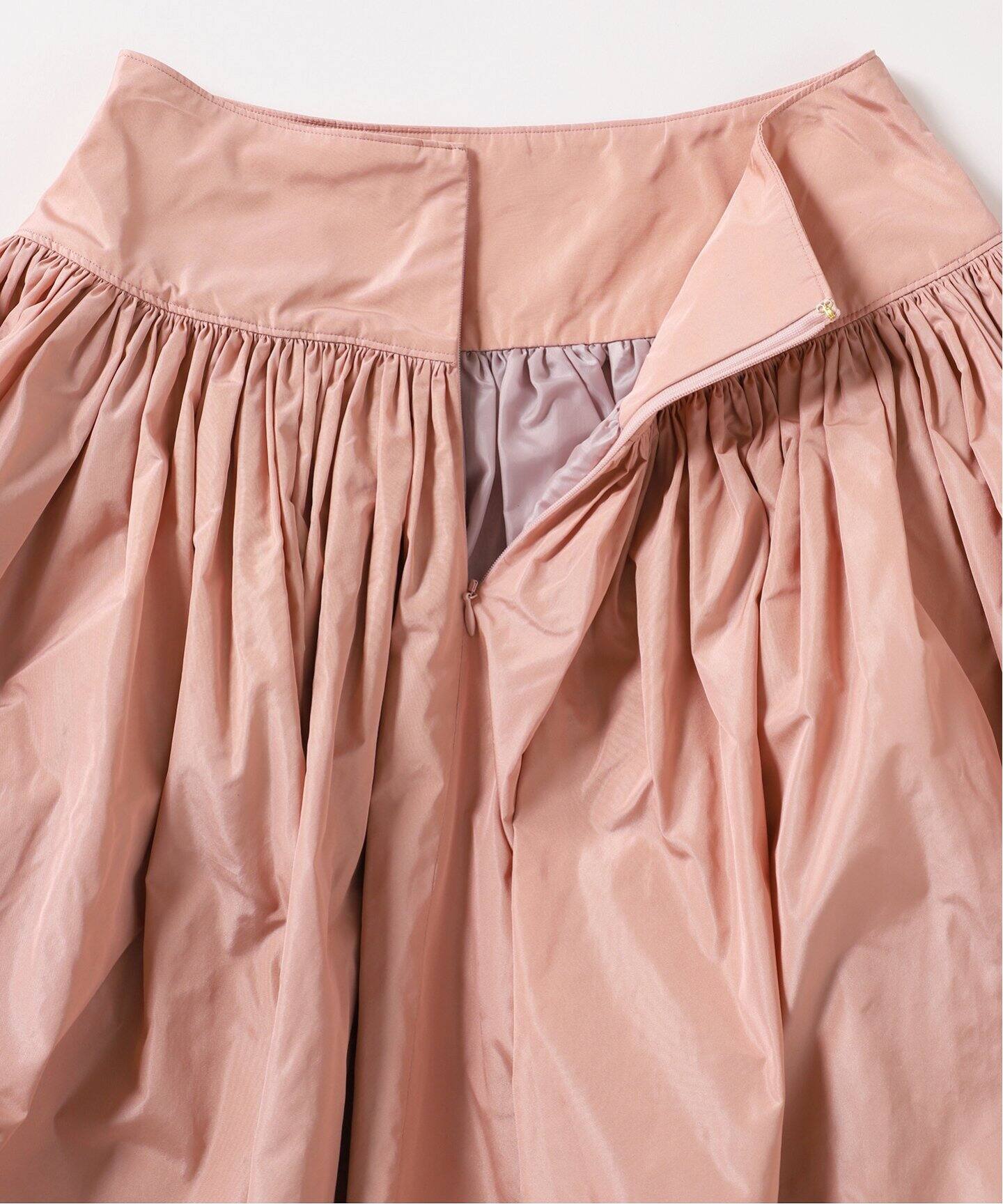 追加》タフタギャザーマキシスカート（ロング・マキシ丈スカート  