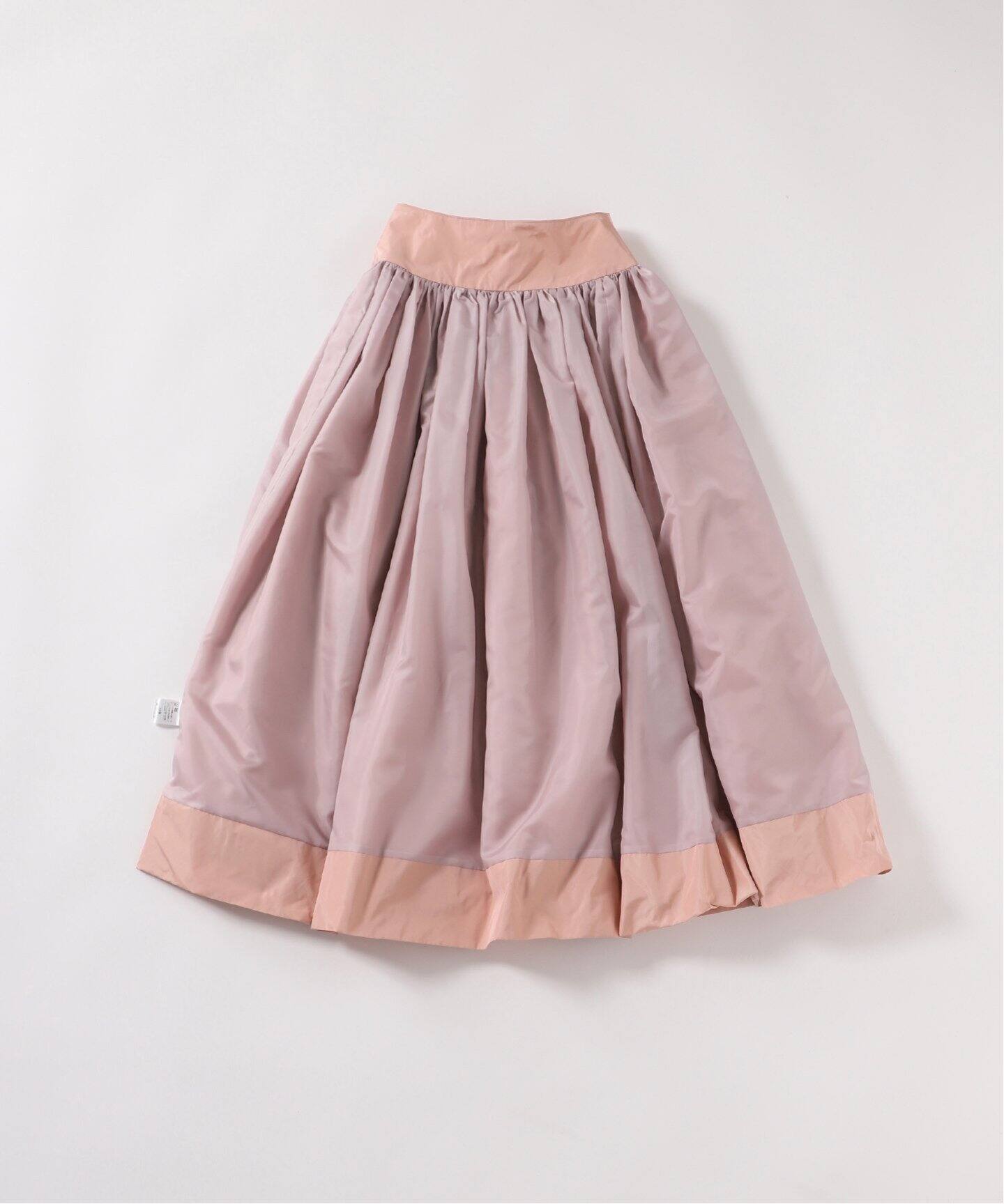 追加》タフタギャザーマキシスカート（ロング・マキシ丈スカート  