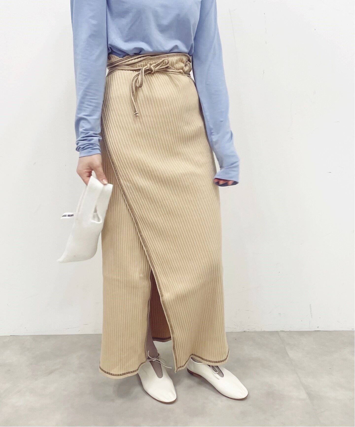 BASERANGE/ベースレンジ】PRE BRIG SKIRT（ロング・マキシ丈スカート 