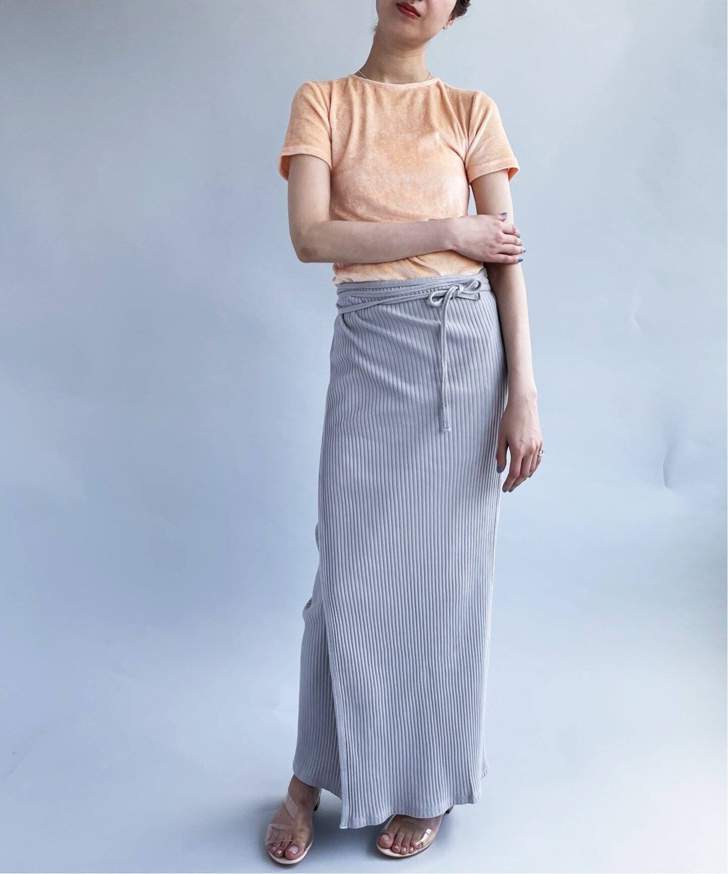 baserange brig skirt ライトグレー 