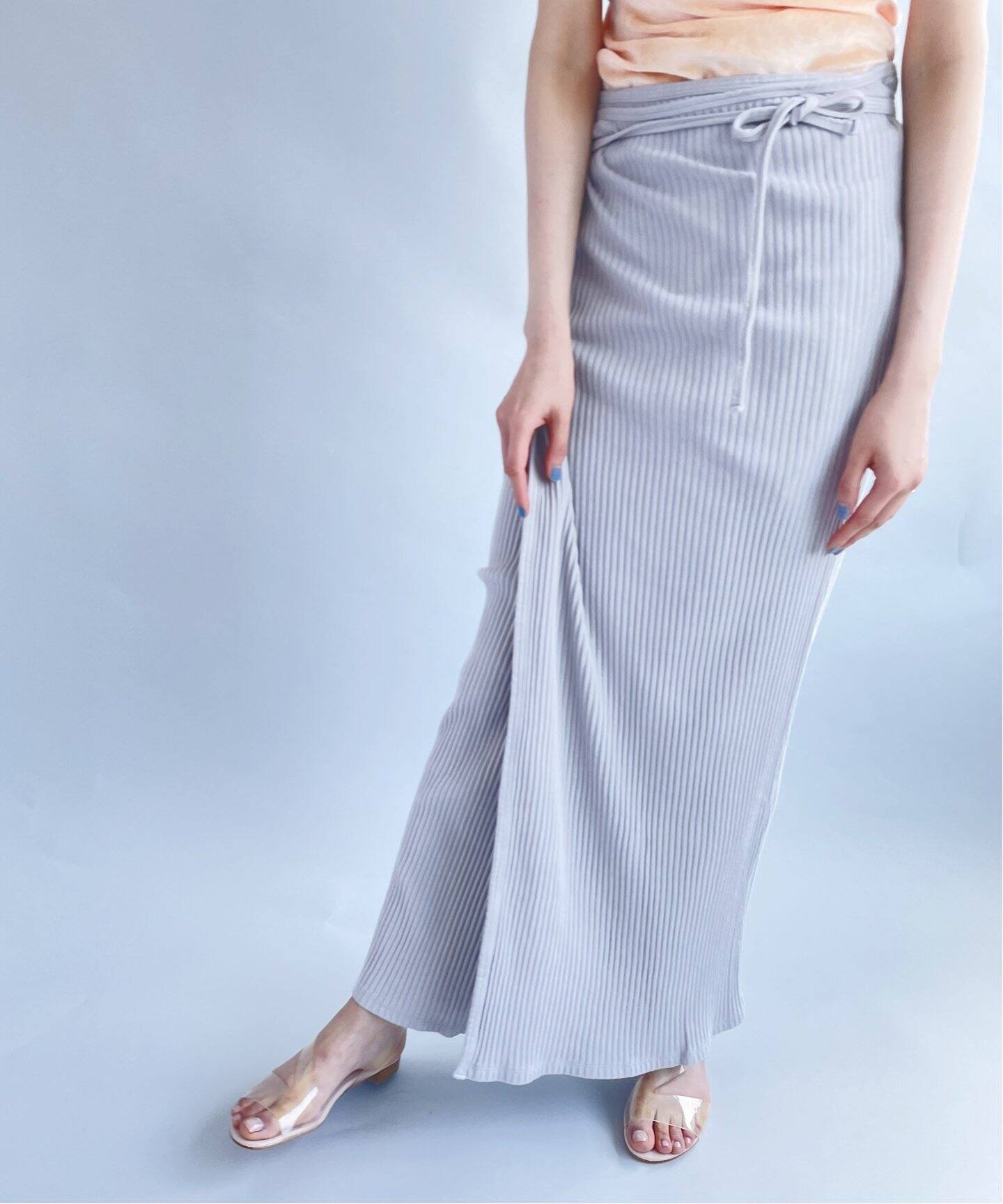 baserange brig skirt ライトグレー 