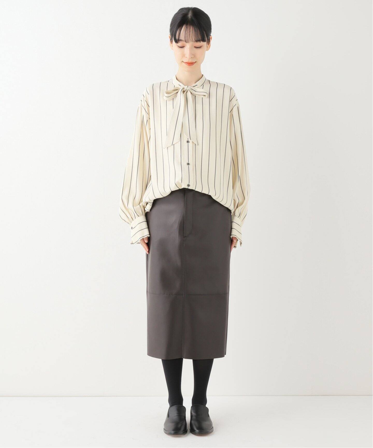 フェイクレザータイトスカート（その他スカート）｜IENA（イエナ）の  