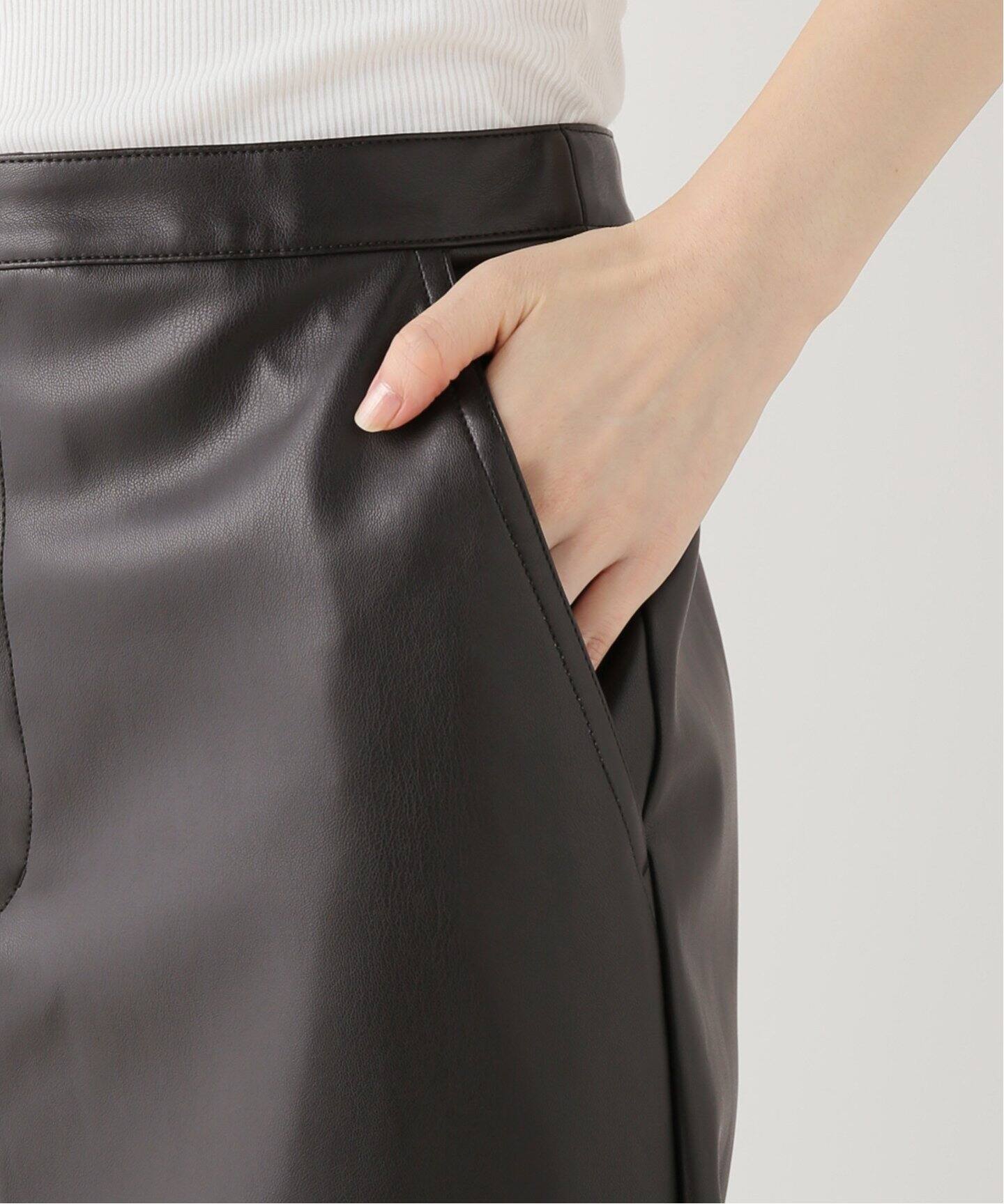 フェイクレザータイトスカート（その他スカート）｜IENA（イエナ）の  