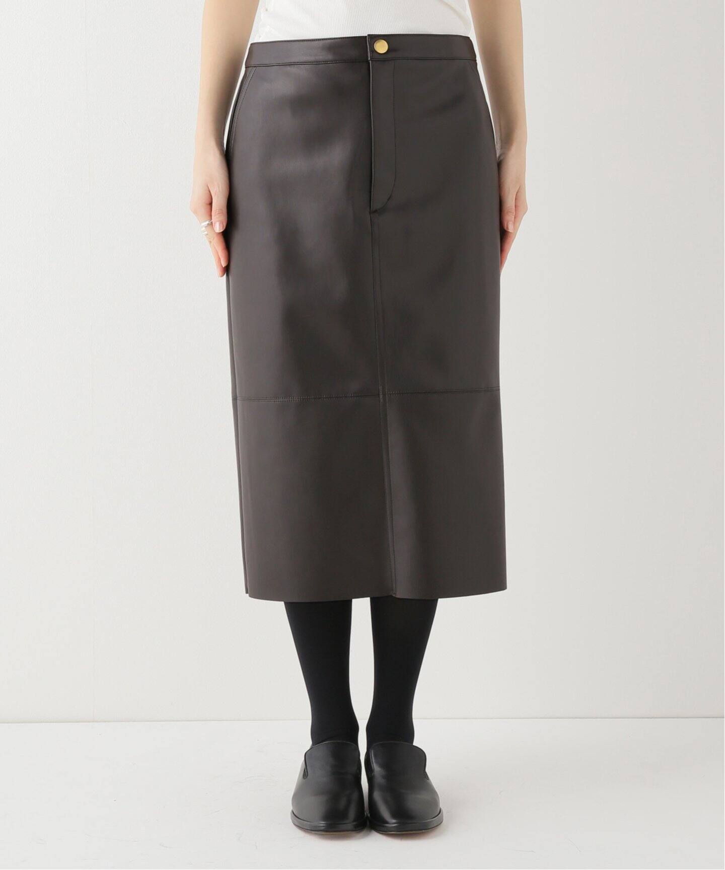 フェイクレザータイトスカート（その他スカート）｜IENA（イエナ）の  