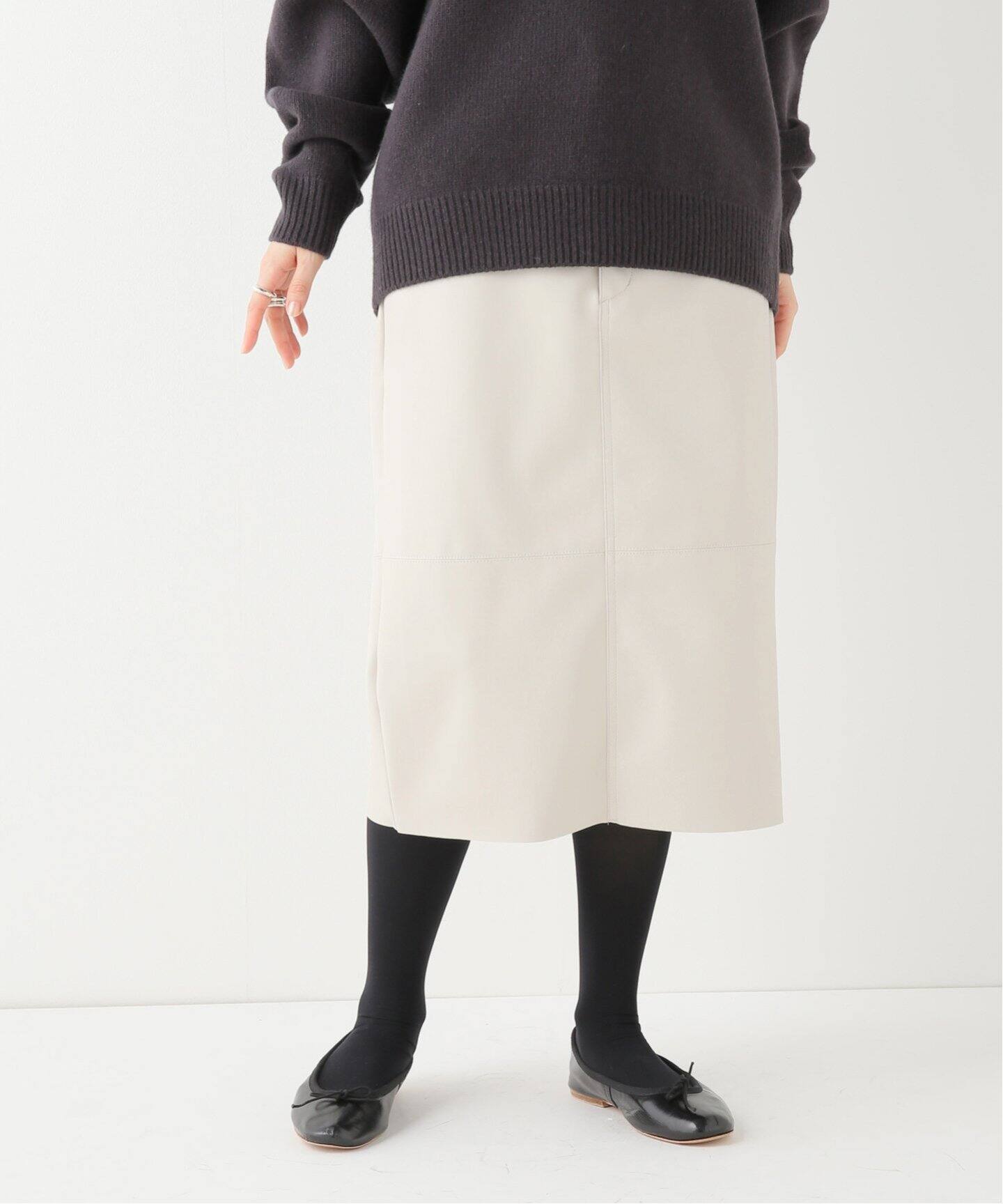 フェイクレザータイトスカート（その他スカート）｜IENA（イエナ）の  