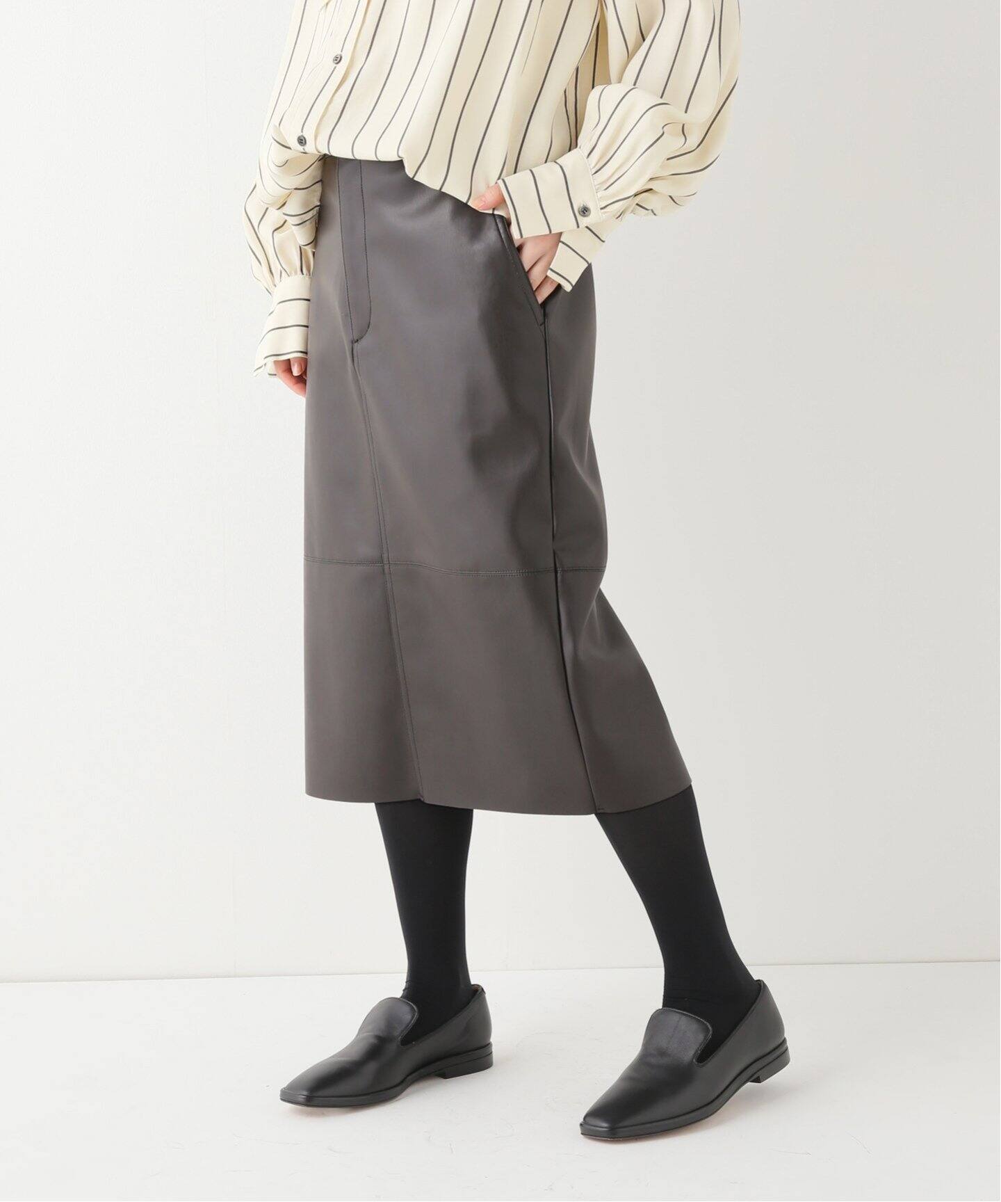 フェイクレザータイトスカート（その他スカート）｜IENA（イエナ）の  