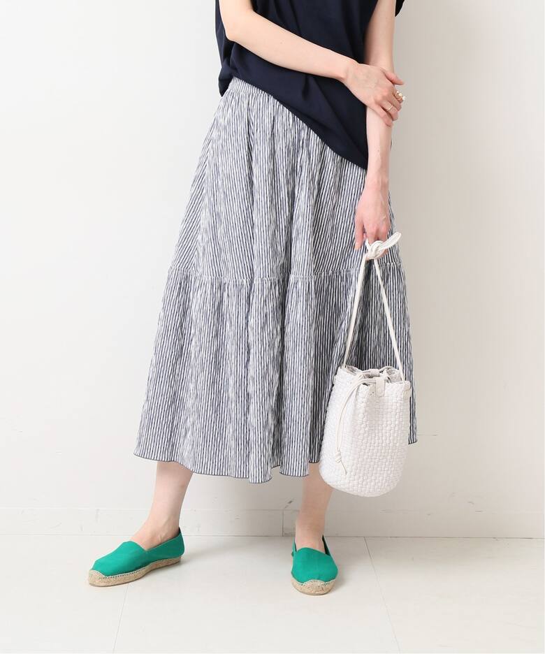 ストライプティアードスカート（その他スカート）｜IENA（イエナ）の  