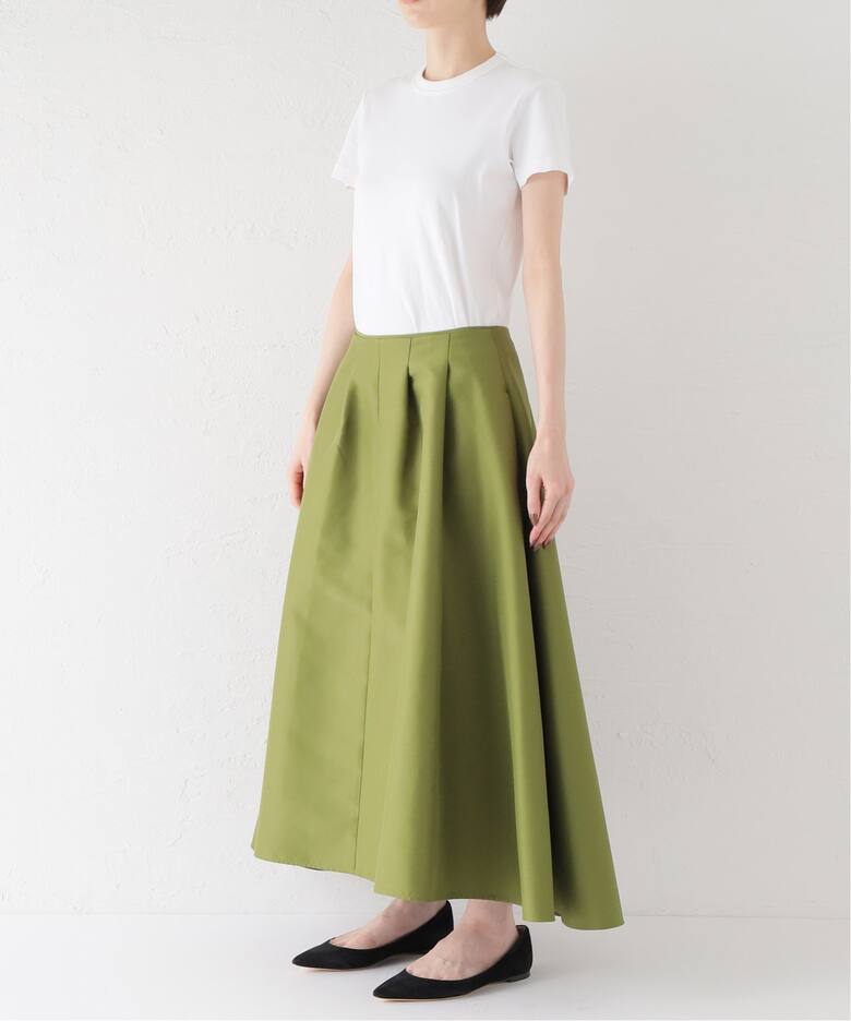 ダブルサテンタックフレアスカート（その他スカート）｜IENA（イエナ  
