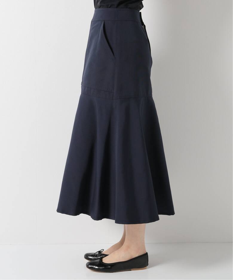 T/Cグログランデザイントラペーズスカート（ロング・マキシ丈スカート  