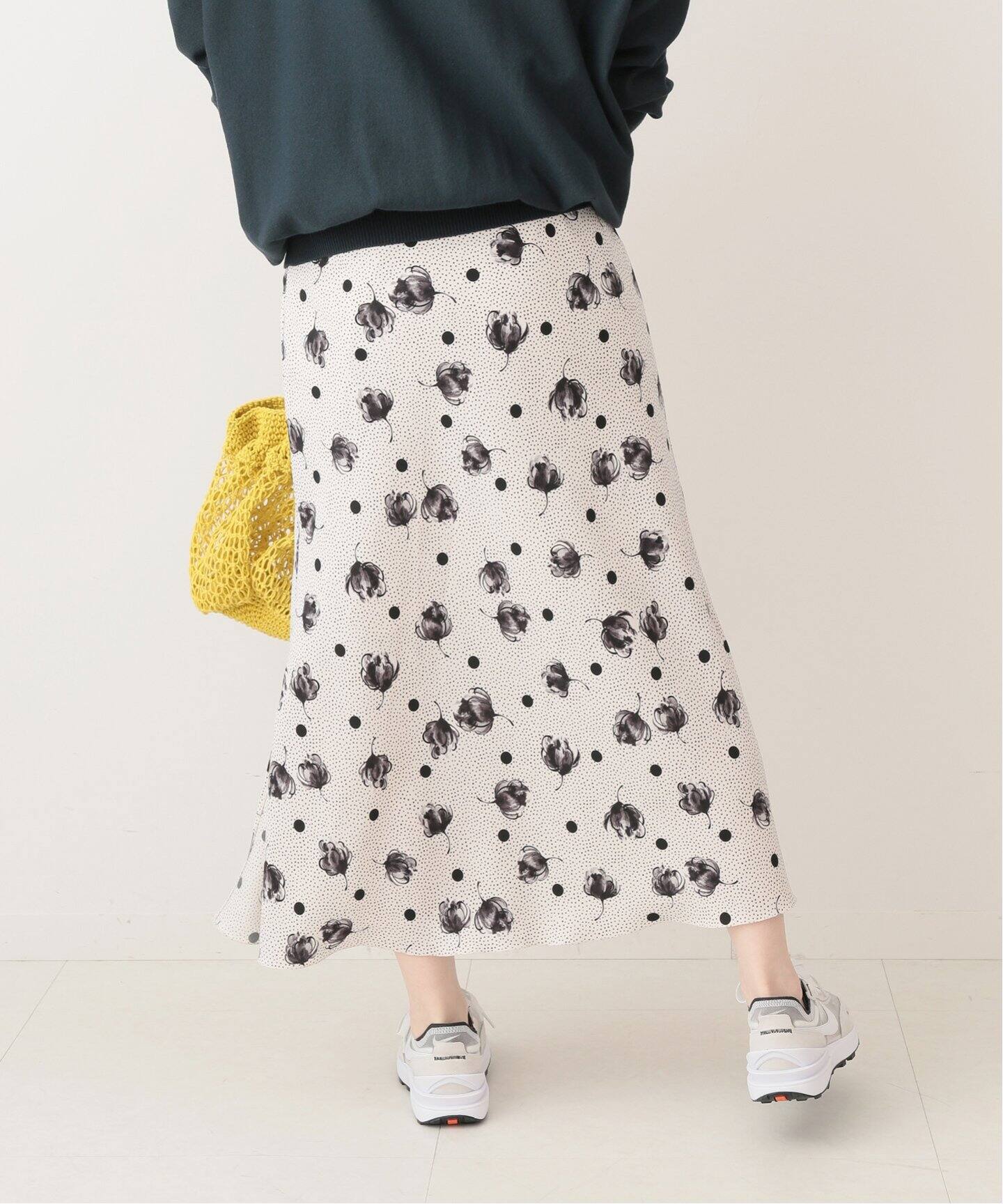 ドットフラワーバイヤススカート◇（その他スカート）｜IENA（イエナ  
