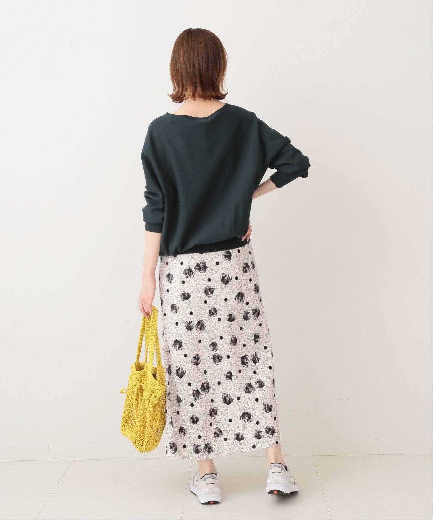 ドットフラワーバイヤススカート◇（その他スカート）｜IENA（イエナ  