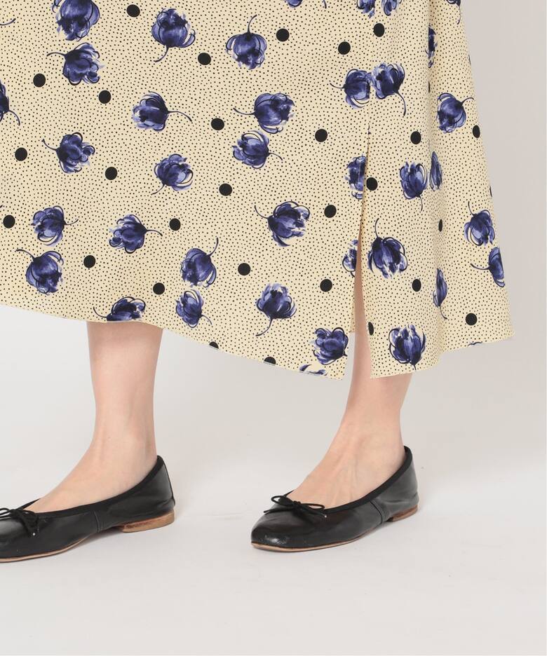 ドットフラワーバイヤススカート◇（その他スカート）｜IENA（イエナ  