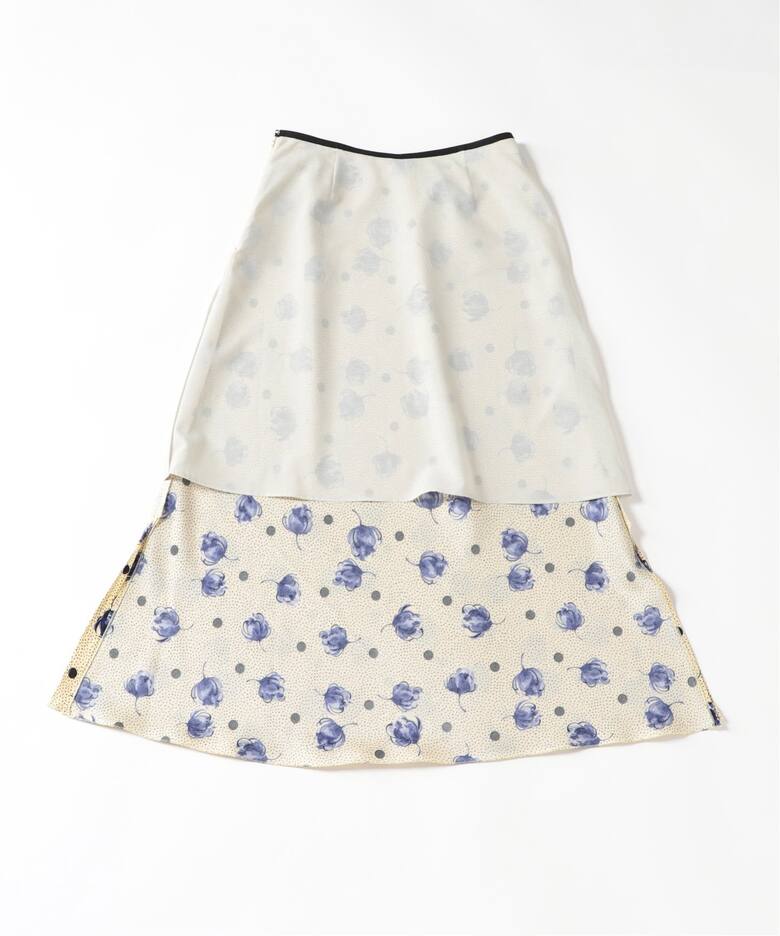 ドットフラワーバイヤススカート◇（その他スカート）｜IENA（イエナ  