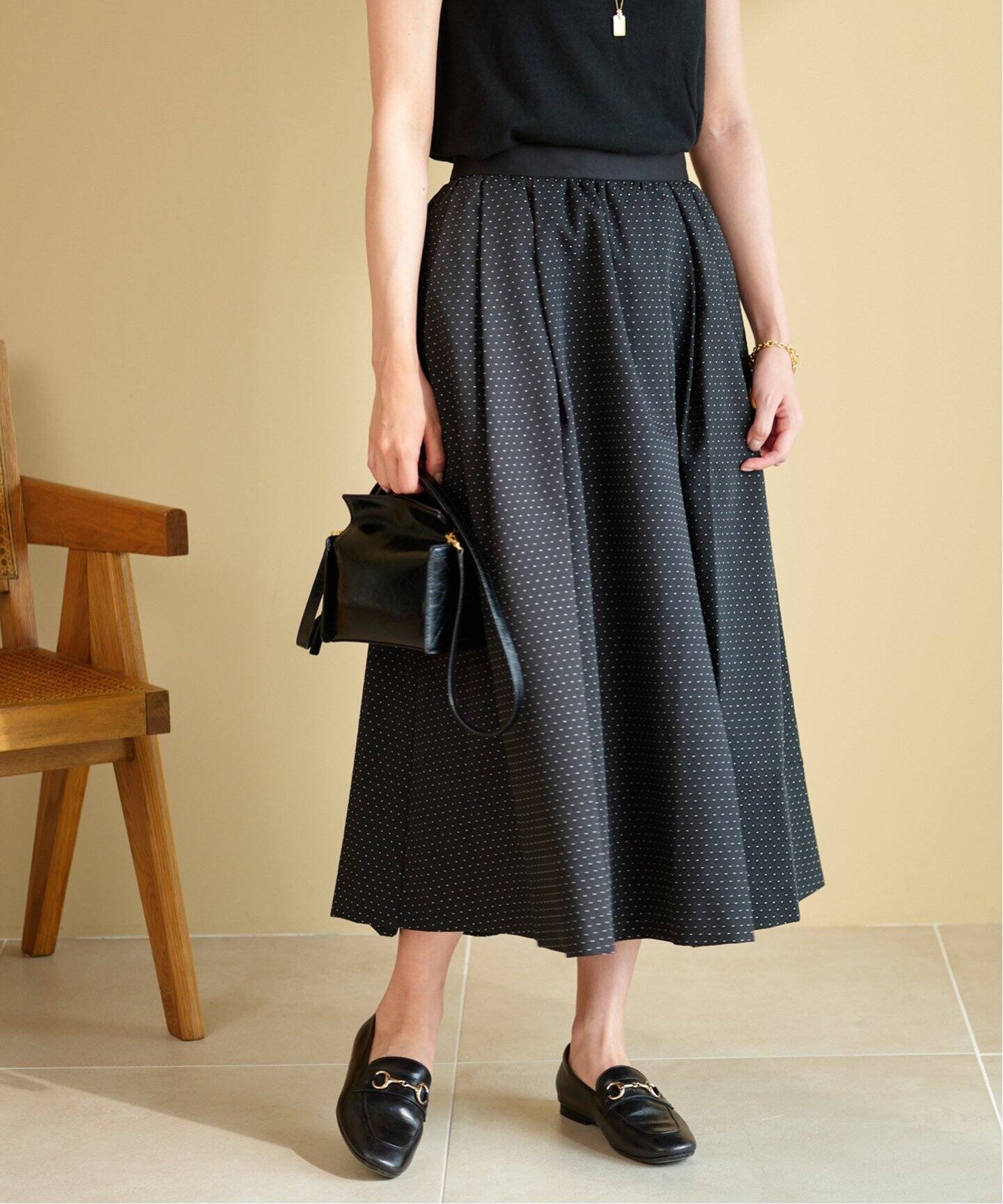 追加3》DOT ジャガードタックスカート ◇（その他スカート）｜IENA  