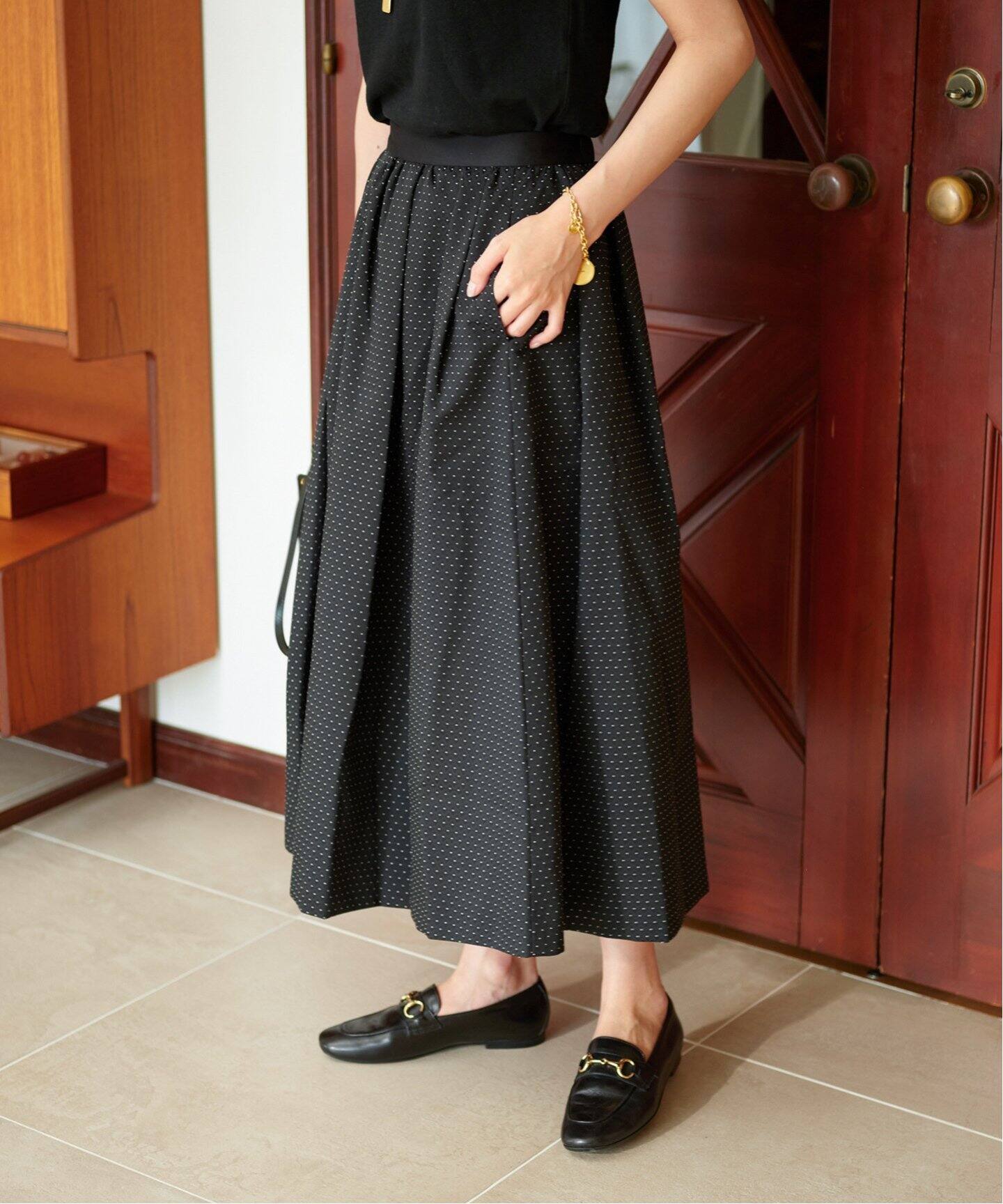 追加3》DOT ジャガードタックスカート ◇（その他スカート）｜IENA  