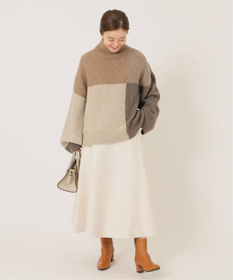 モールスキントラペーズスカート（ロング・マキシ丈スカート）｜IENA  