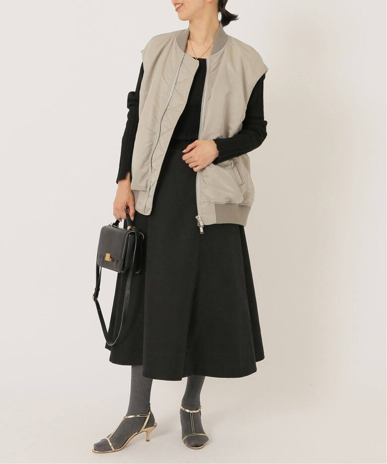 モールスキントラペーズスカート（ロング・マキシ丈スカート）｜IENA  