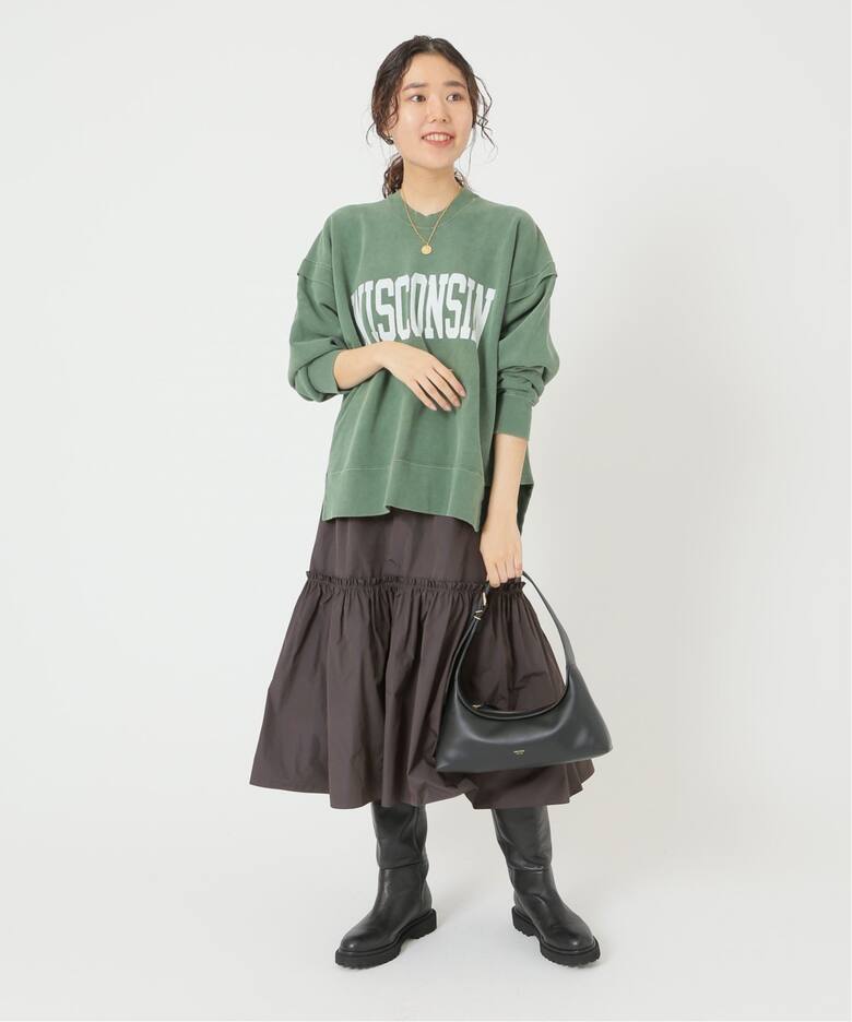 メモリータフタ ギャザーティアードスカート（その他スカート）｜IENA  