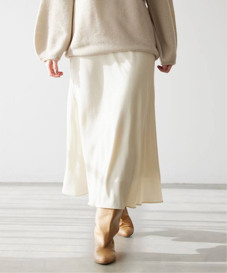 サテンバイヤススカート（ロング・マキシ丈スカート）｜IENA（イエナ  