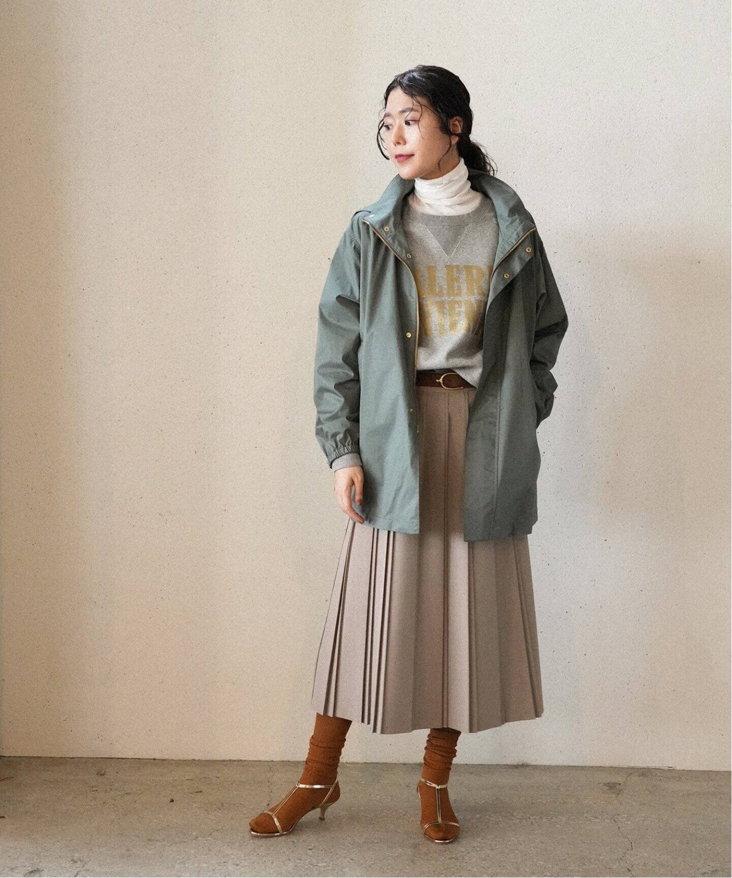 追加》ベルトプリーツスカート（ロング・マキシ丈スカート）｜IENA  