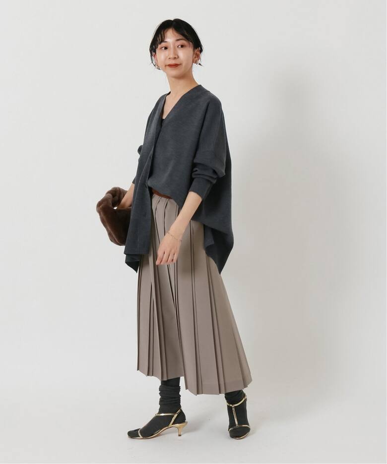 追加》ベルトプリーツスカート（ロング・マキシ丈スカート）｜IENA  