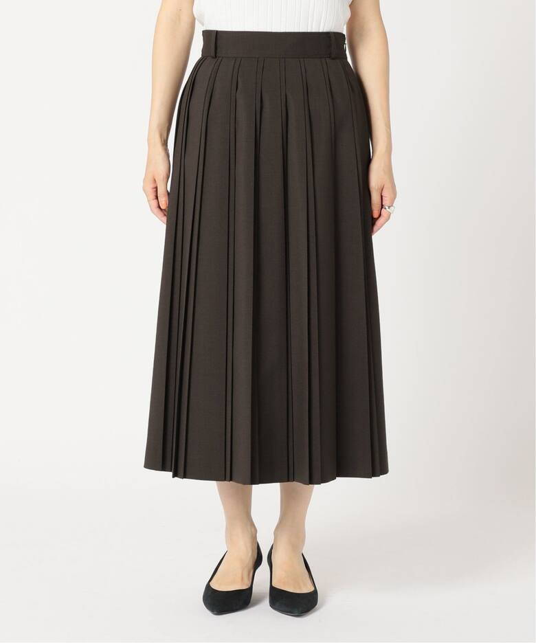 追加》ベルトプリーツスカート（ロング・マキシ丈スカート）｜IENA  