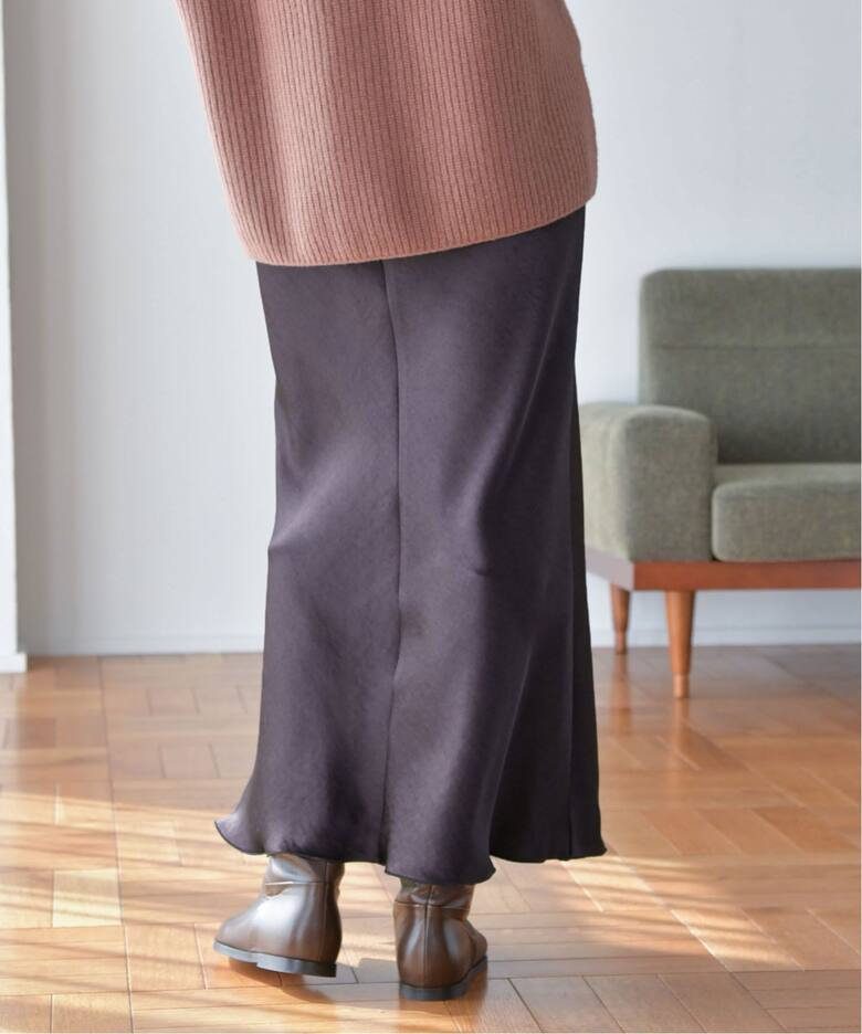 ダブルサテンスカート（ロング・マキシ丈スカート）｜IENA（イエナ）の  