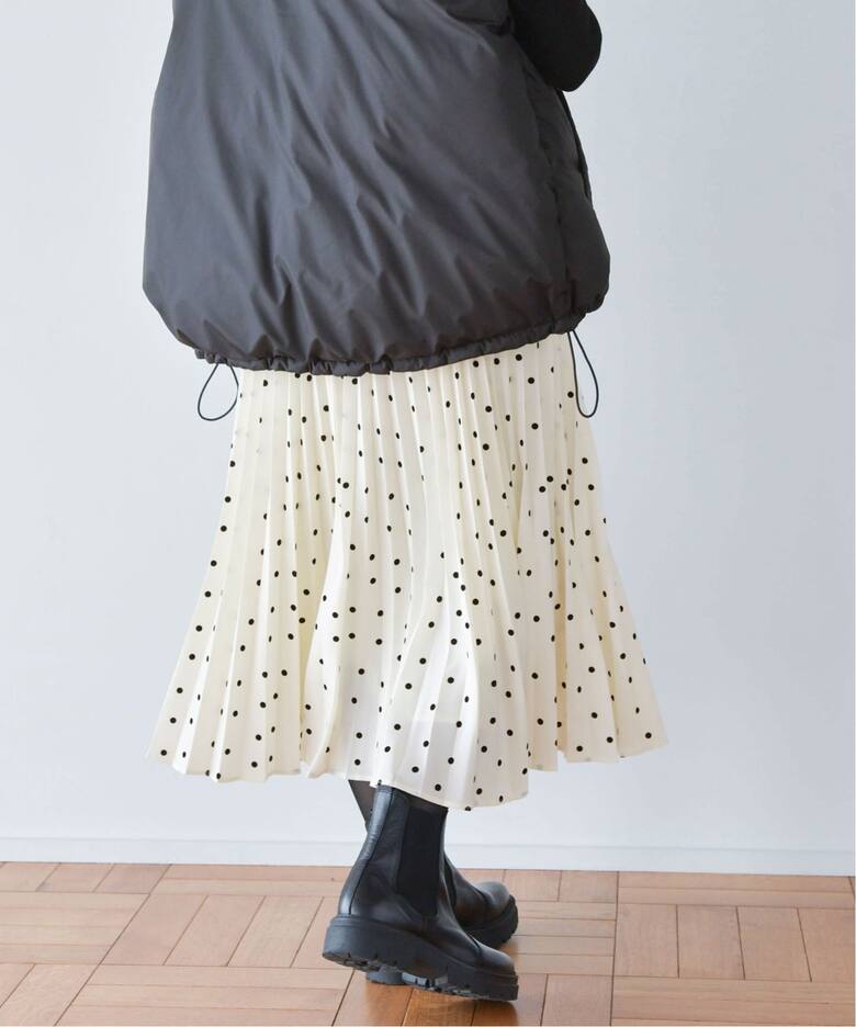ランダムドットプリーツスカート（ロング・マキシ丈スカート）｜IENA  