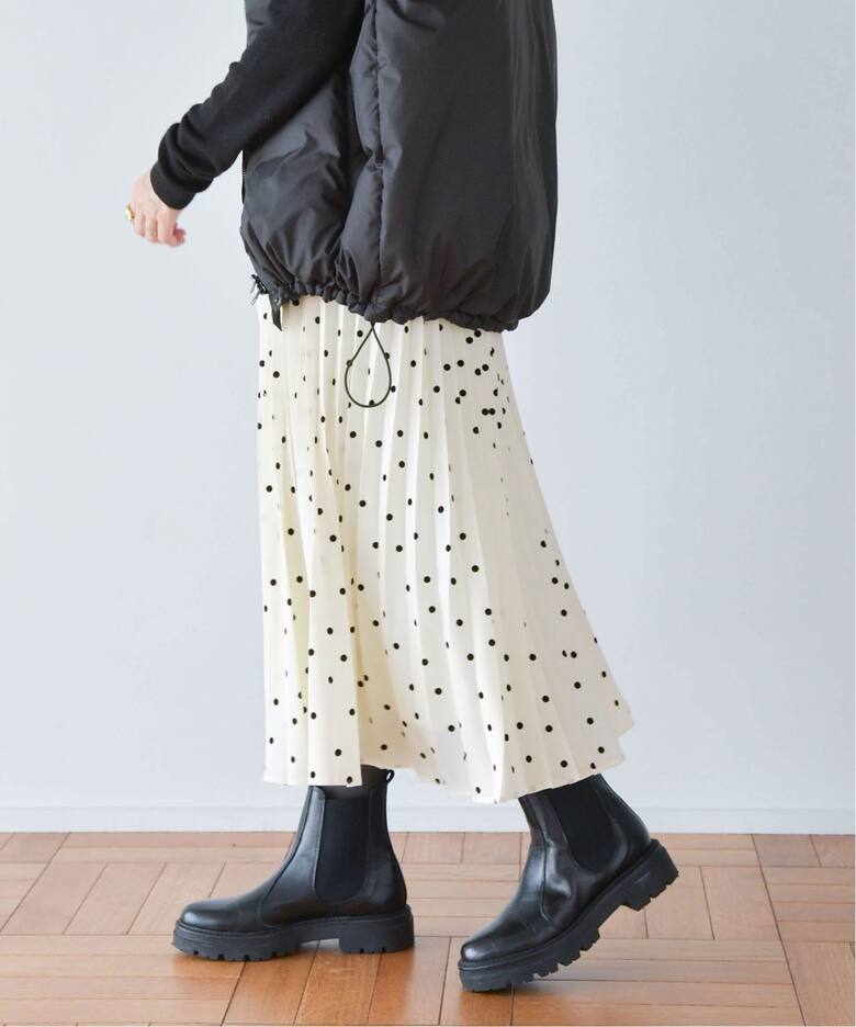 ランダムドットプリーツスカート（ロング・マキシ丈スカート）｜IENA  