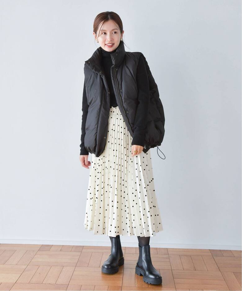 ランダムドットプリーツスカート（ロング・マキシ丈スカート）｜IENA  